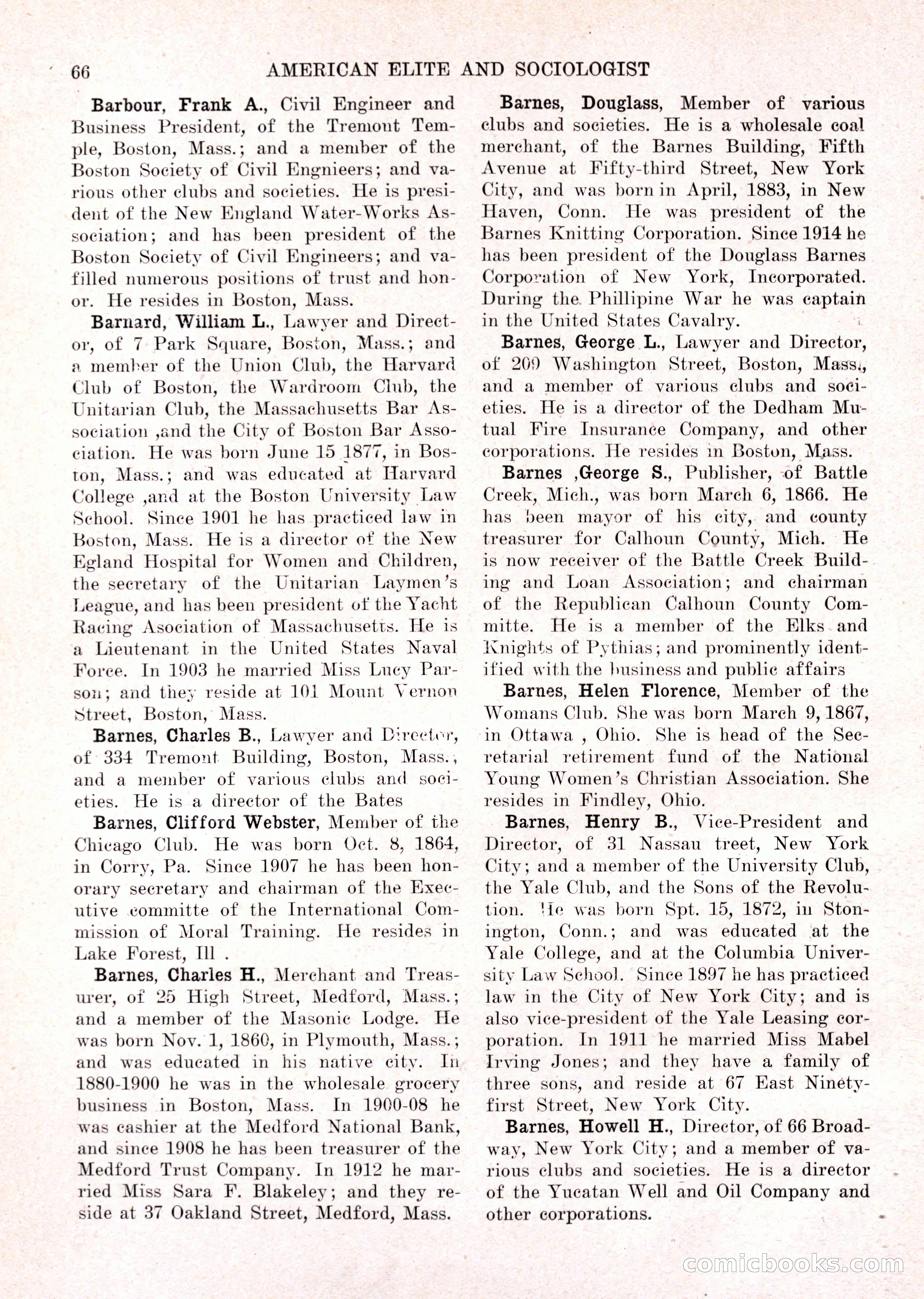 The American Elite and Sociologist Blue Book — page 50 of 396