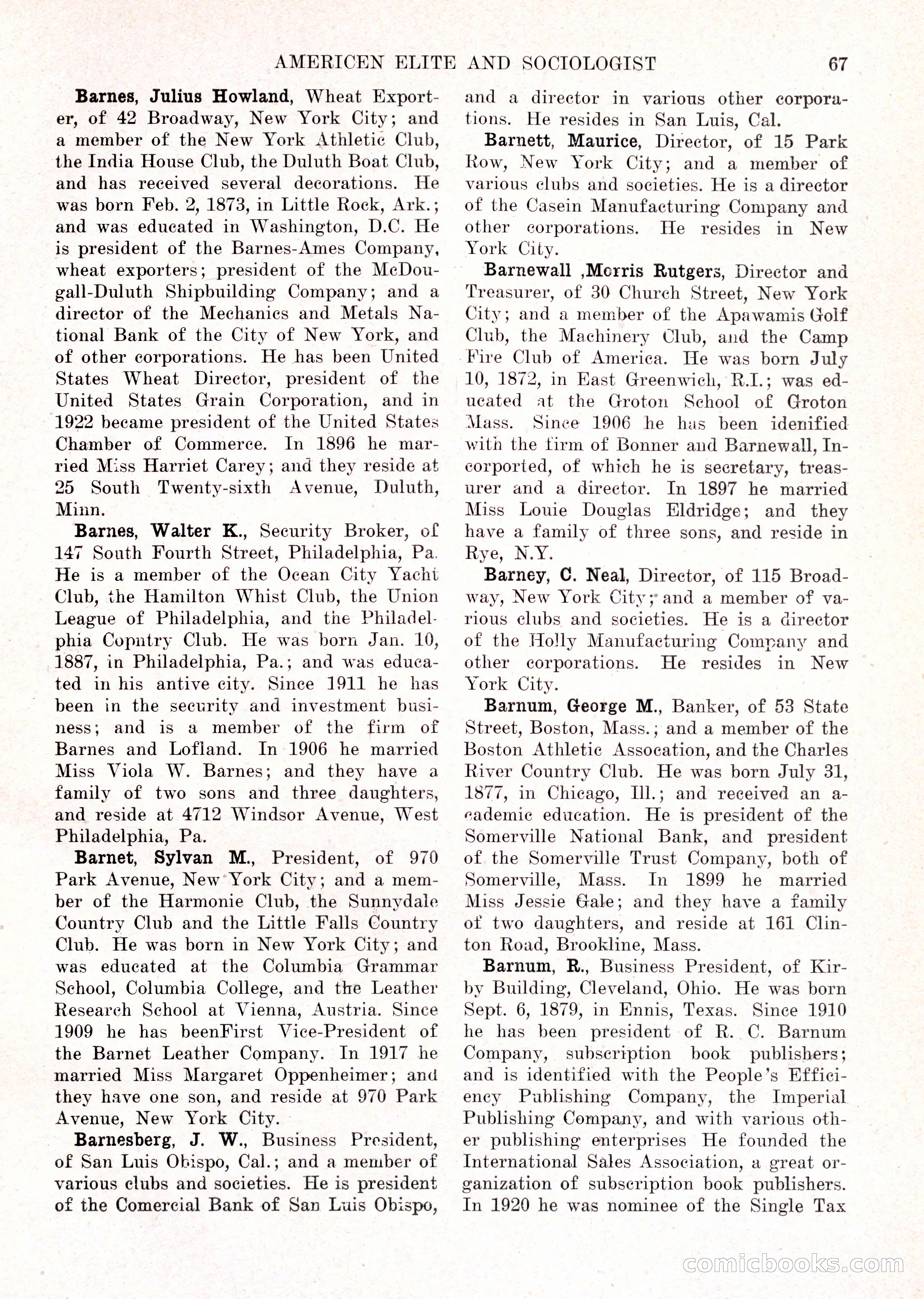 The American Elite and Sociologist Blue Book — page 51 of 396