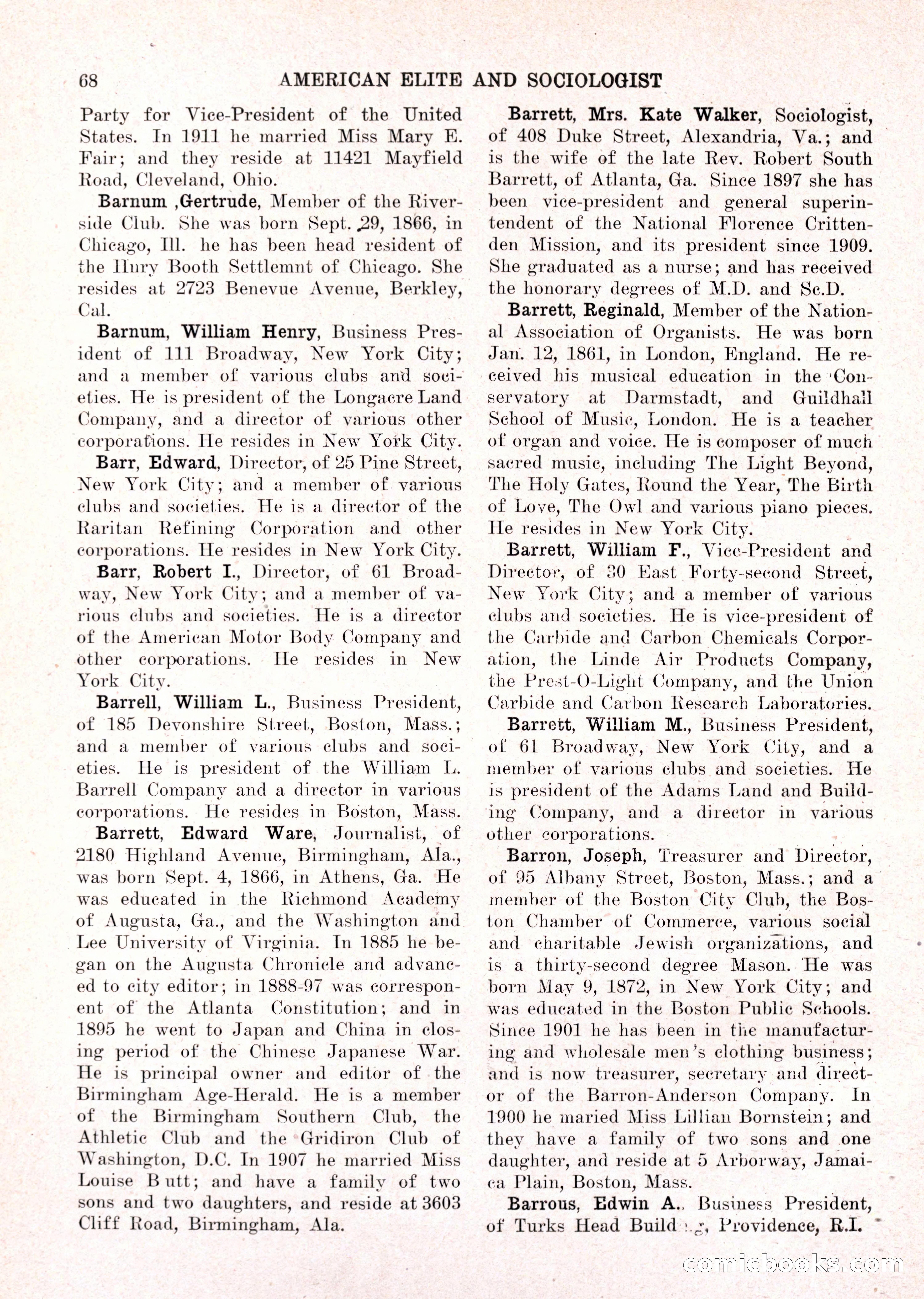 The American Elite and Sociologist Blue Book — page 52 of 396
