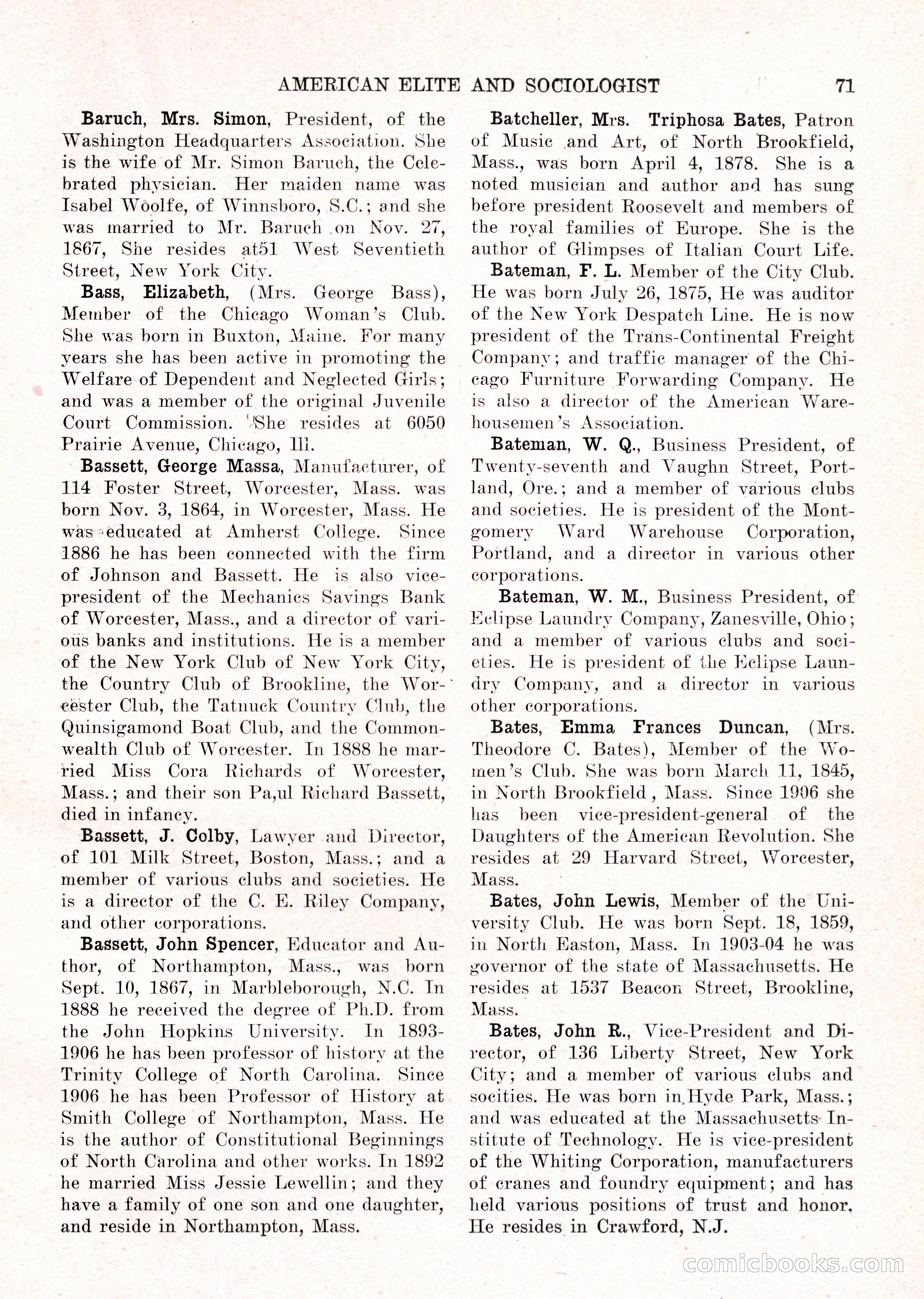 The American Elite and Sociologist Blue Book — page 55 of 396