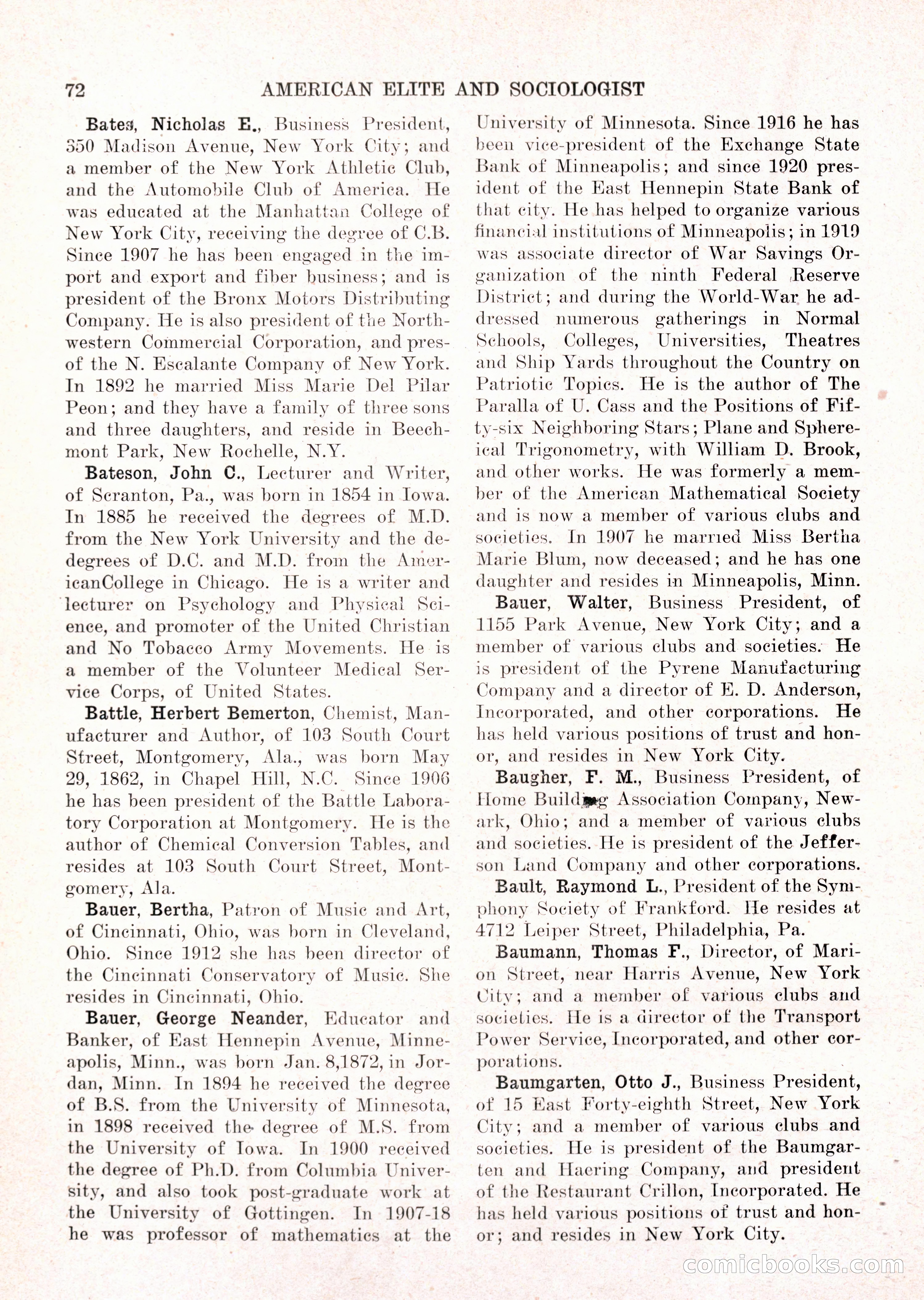 The American Elite and Sociologist Blue Book — page 56 of 396