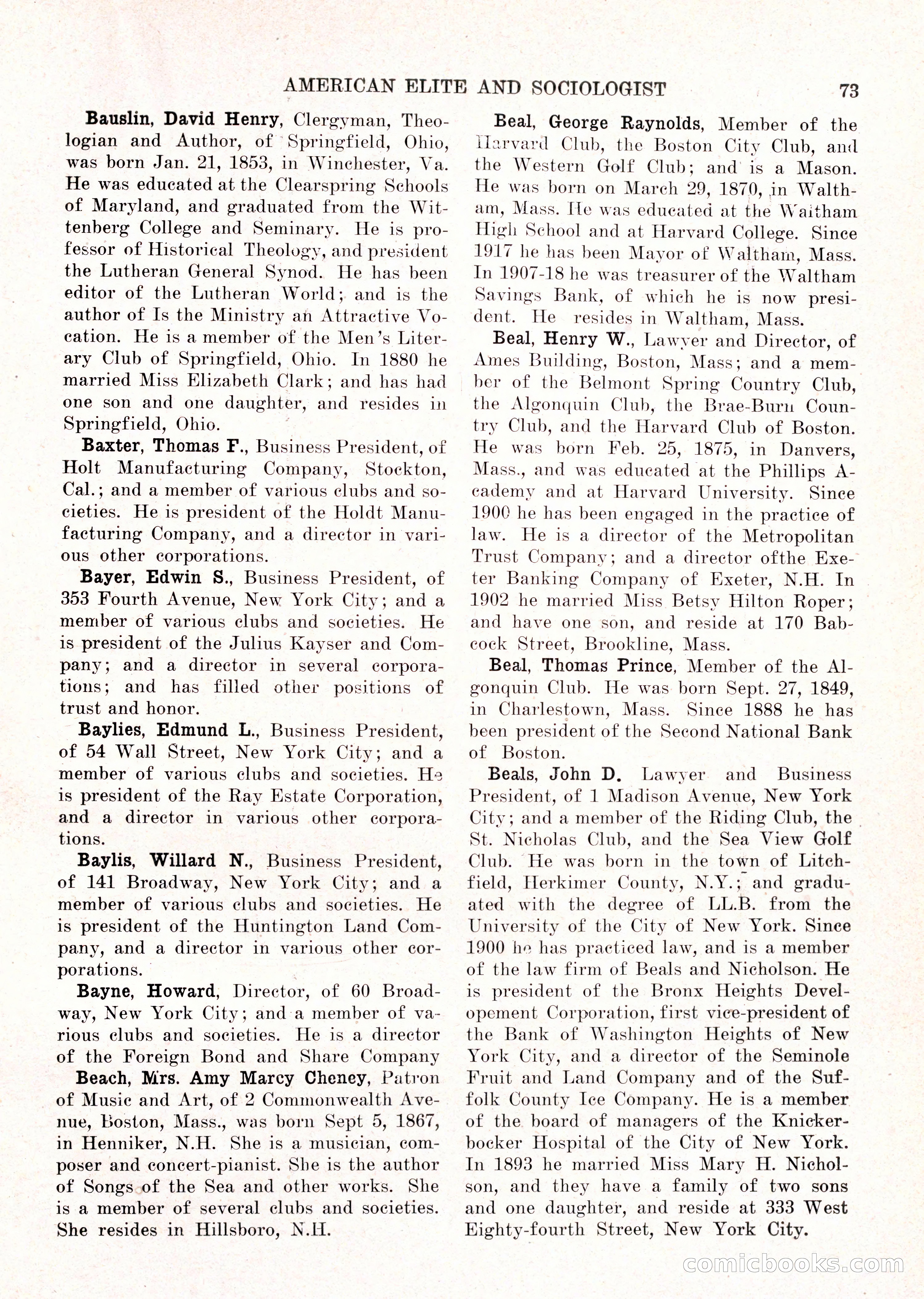 The American Elite and Sociologist Blue Book — page 57 of 396