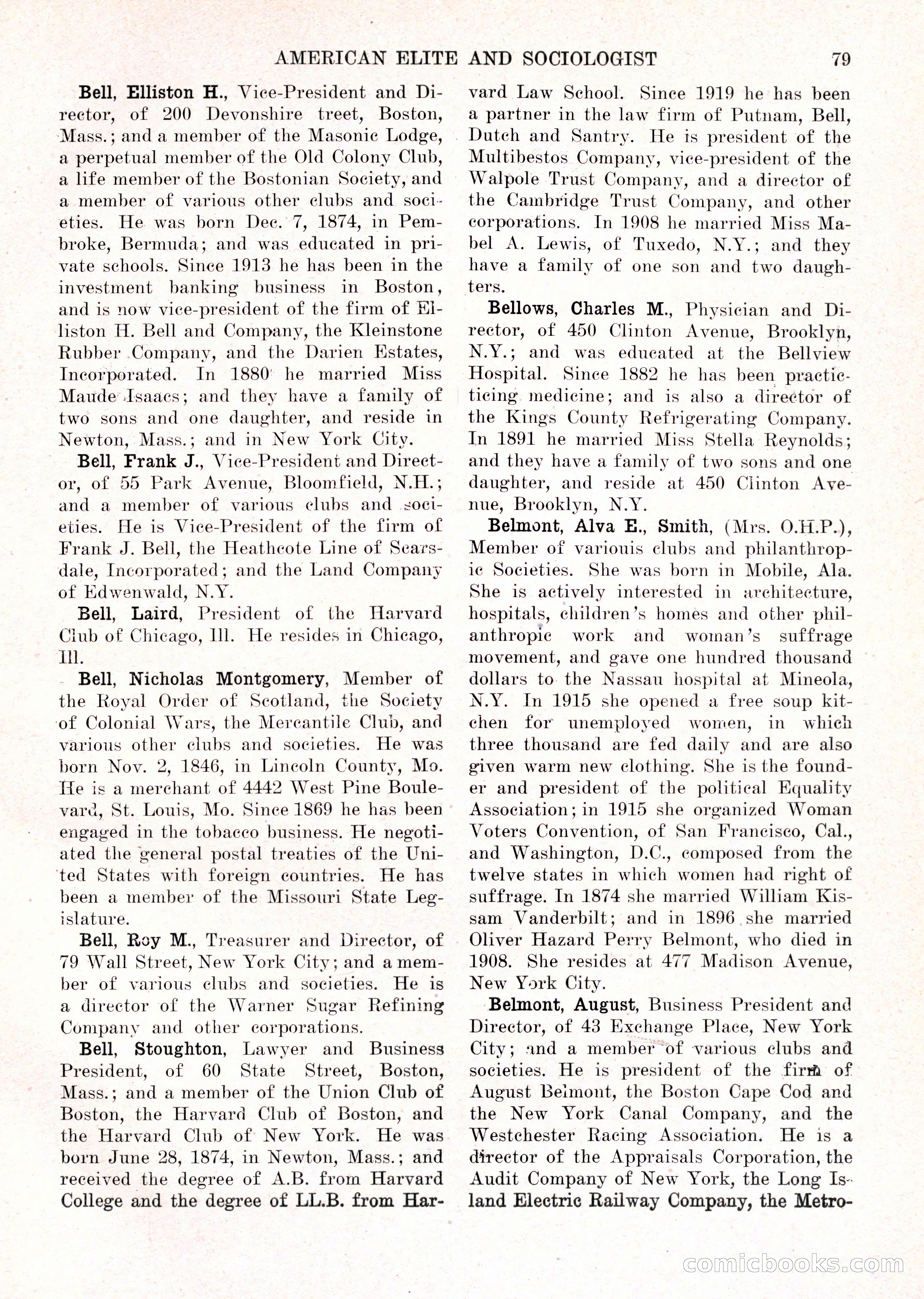 The American Elite and Sociologist Blue Book — page 63 of 396