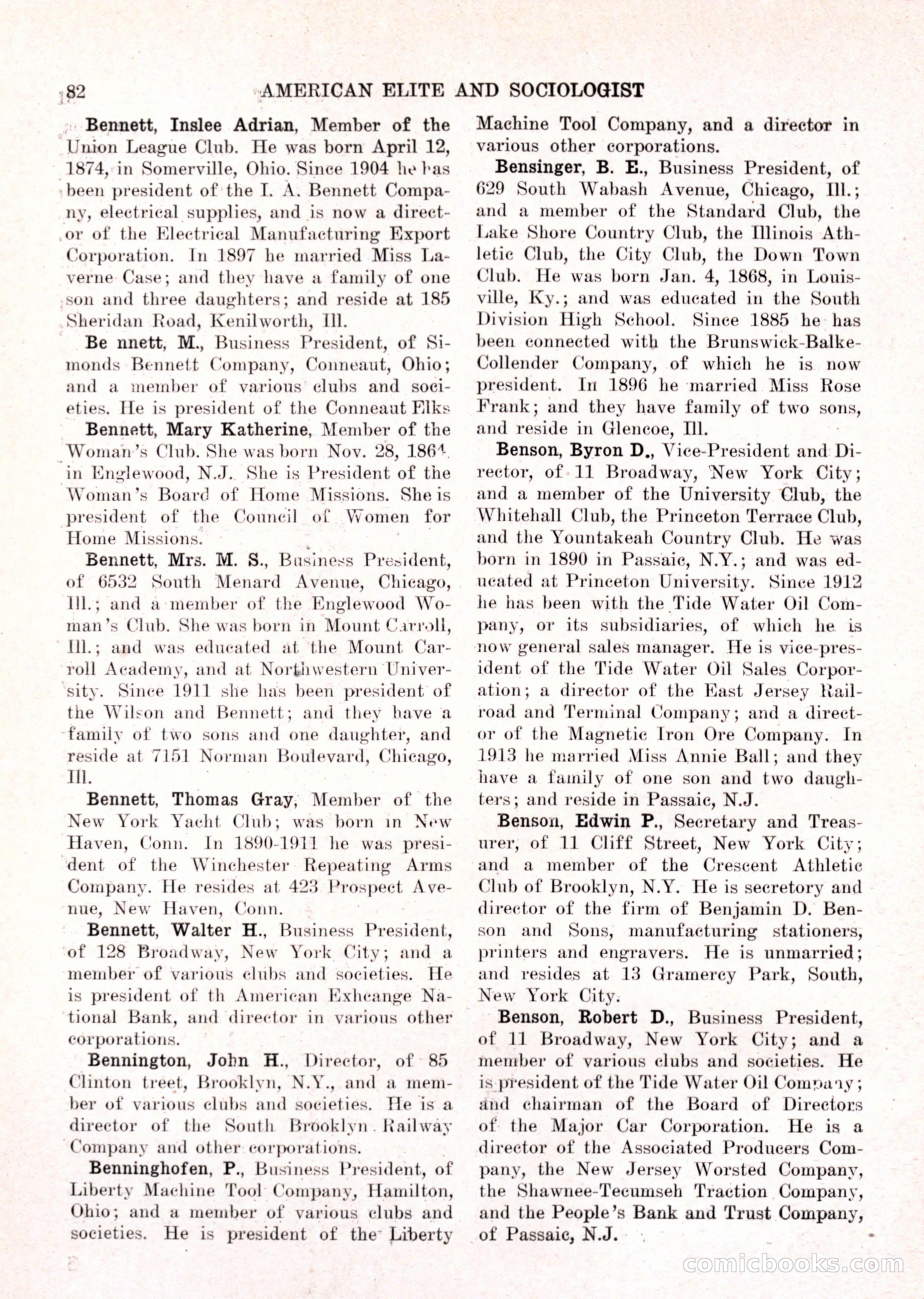 The American Elite and Sociologist Blue Book — page 66 of 396