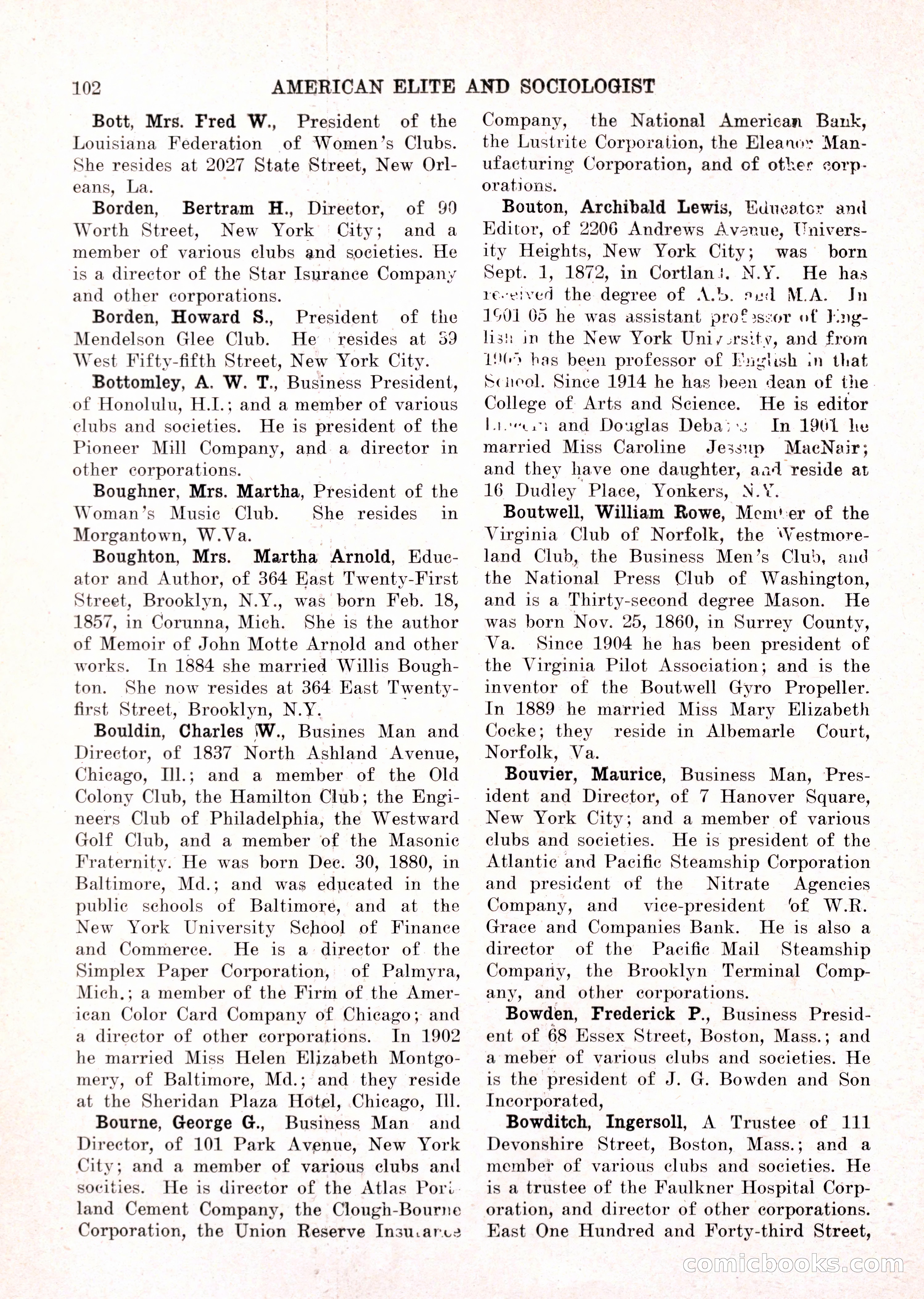 The American Elite and Sociologist Blue Book — page 86 of 396