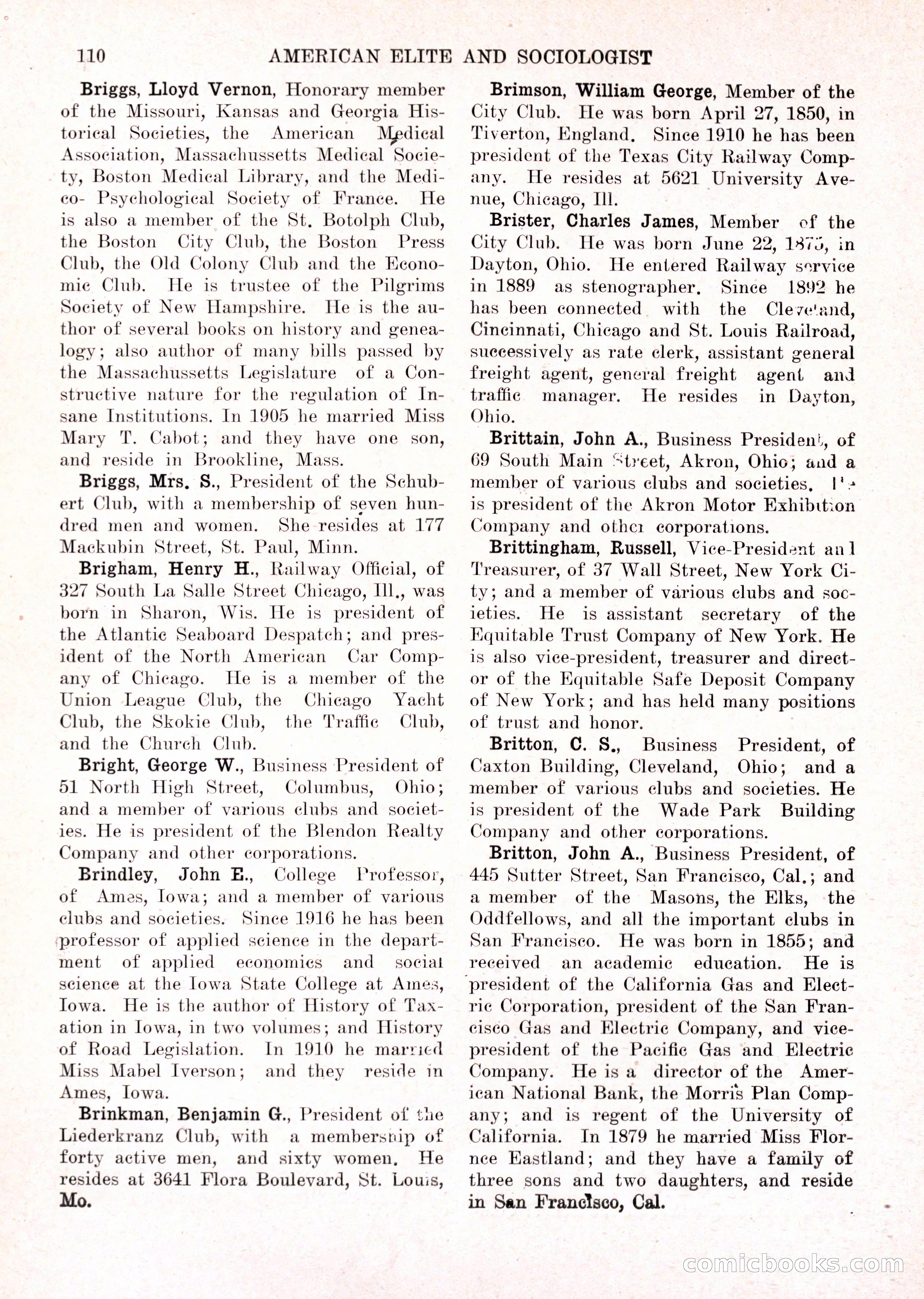 The American Elite and Sociologist Blue Book — page 94 of 396