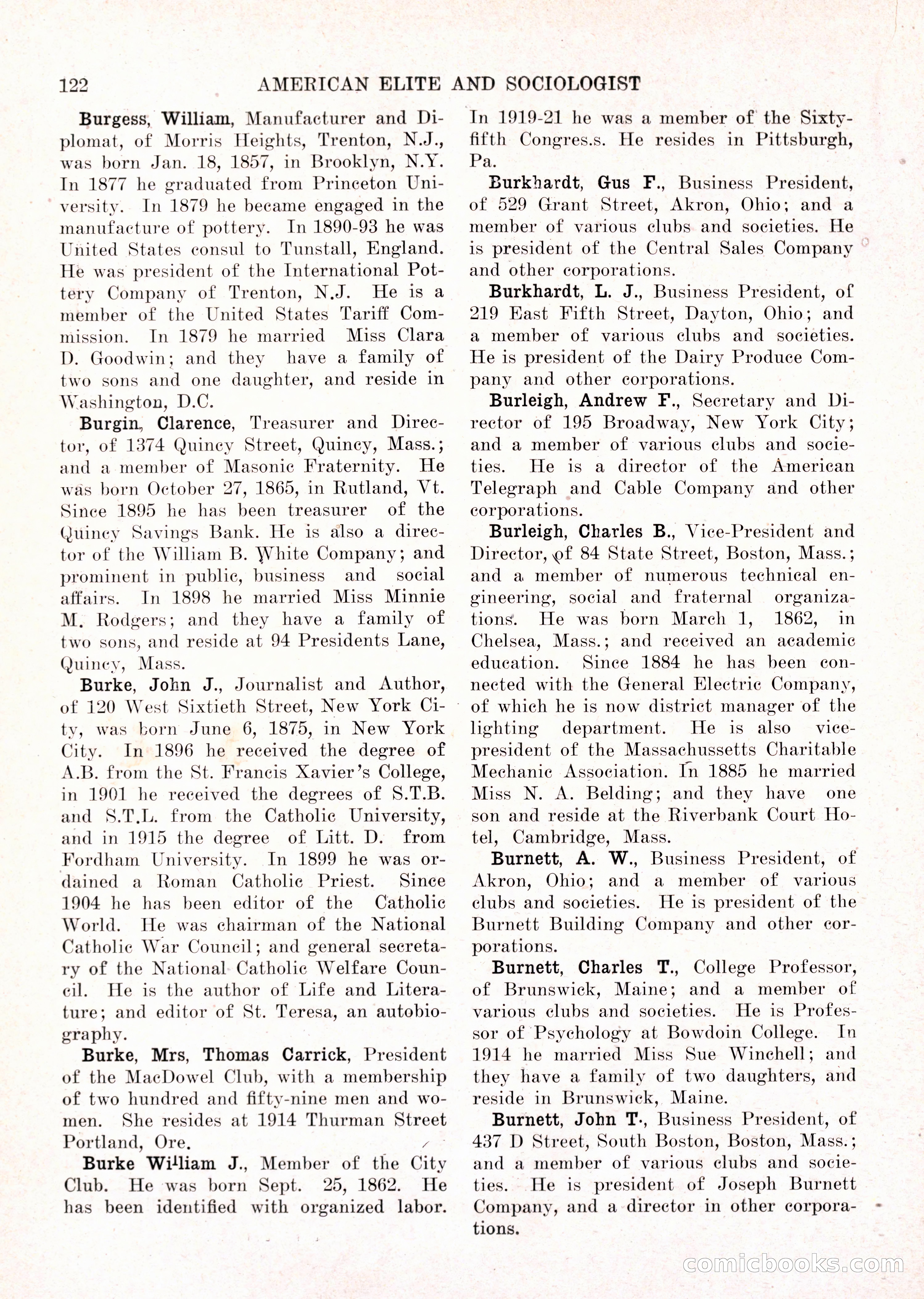 The American Elite and Sociologist Blue Book — page 106 of 396