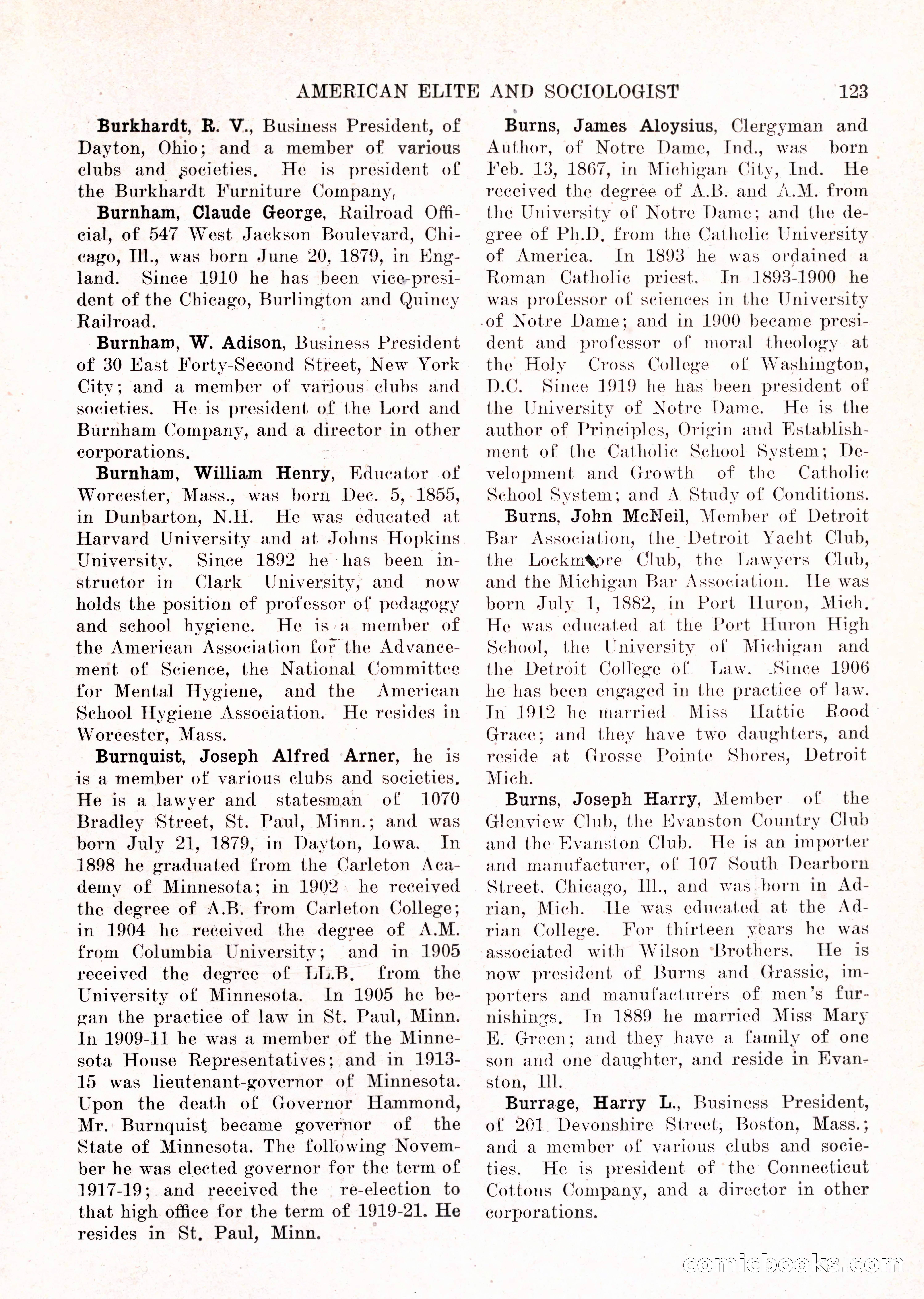 The American Elite and Sociologist Blue Book — page 107 of 396