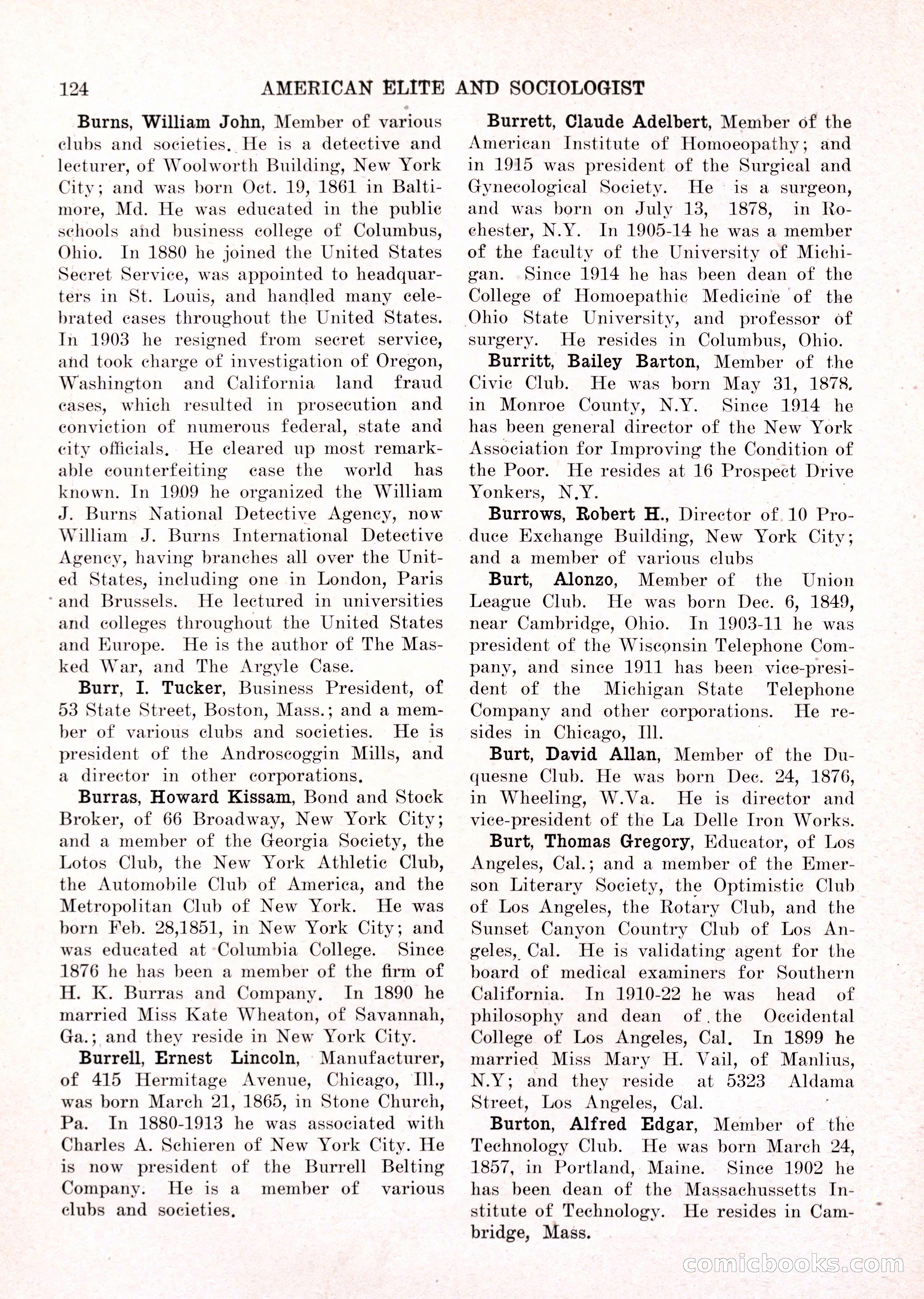 The American Elite and Sociologist Blue Book — page 108 of 396