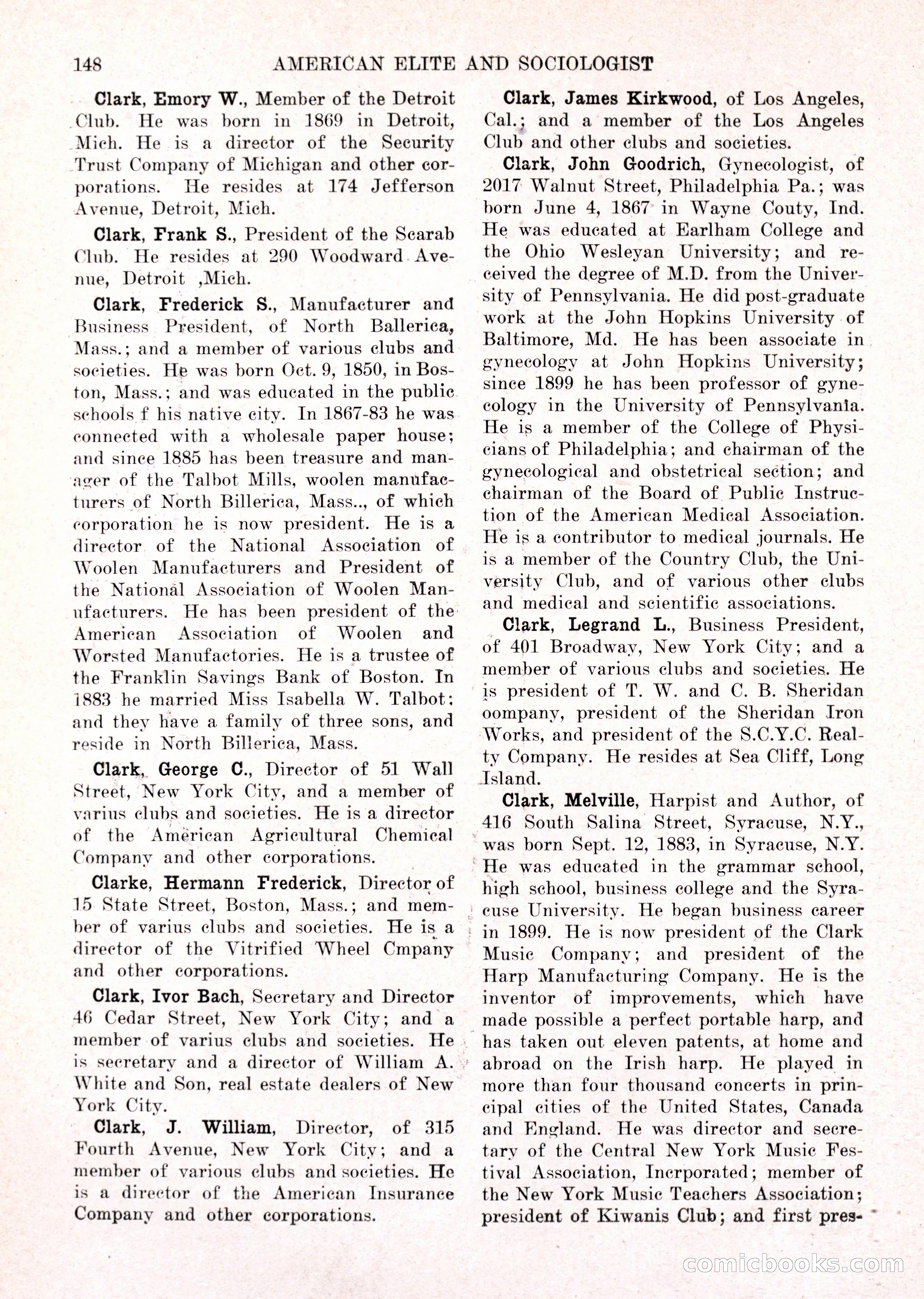 The American Elite and Sociologist Blue Book — page 132 of 396