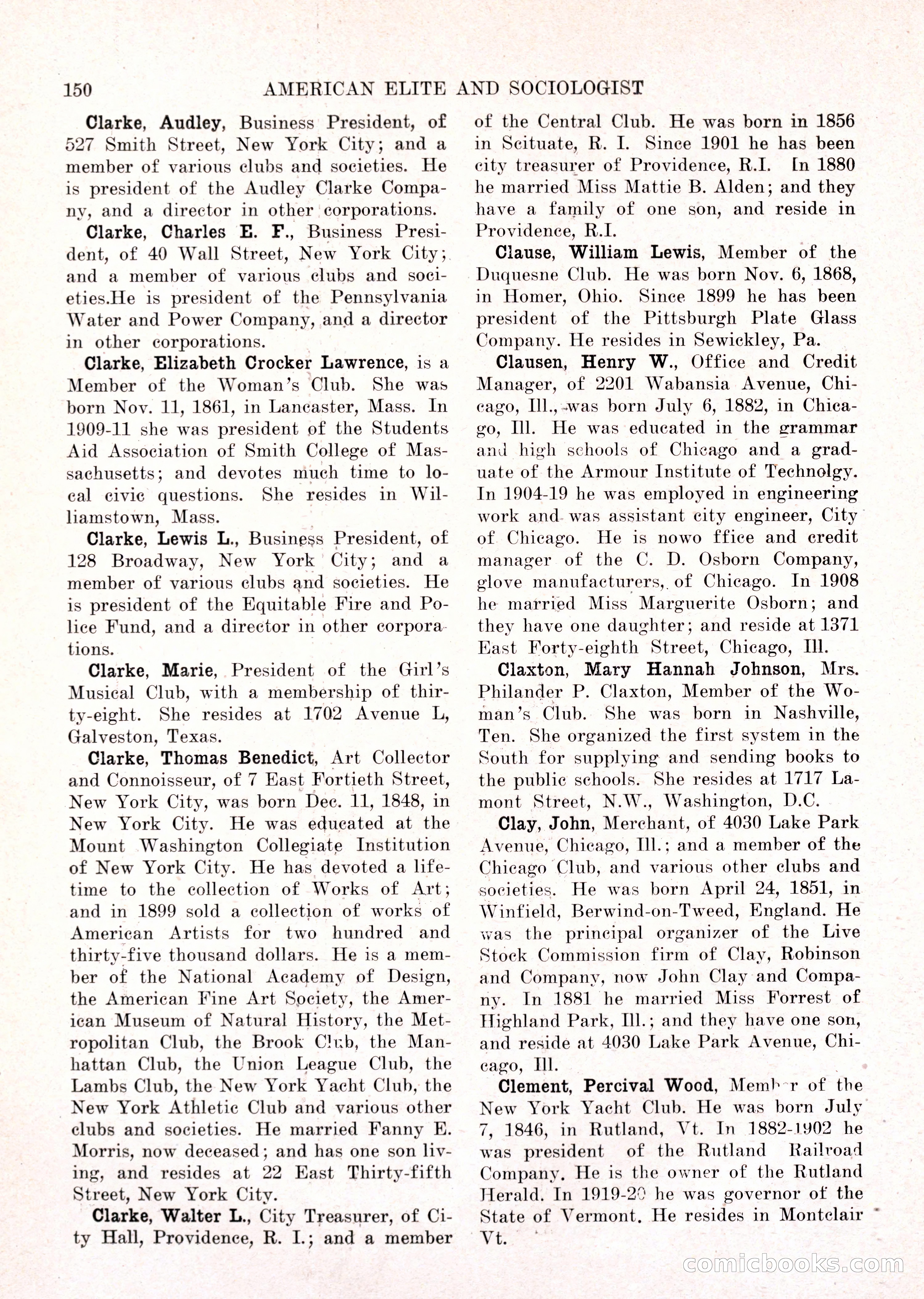 The American Elite and Sociologist Blue Book — page 134 of 396