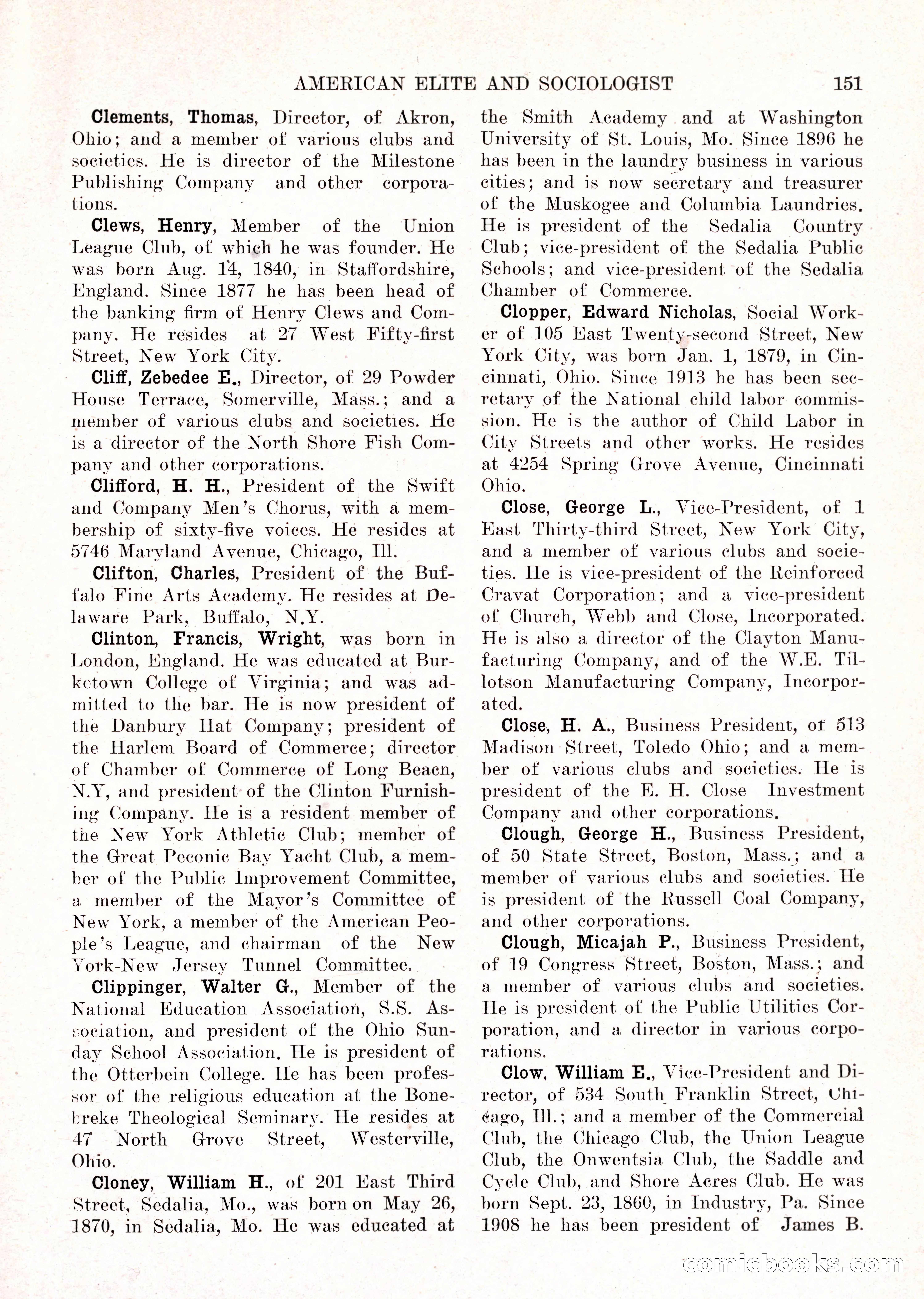 The American Elite and Sociologist Blue Book — page 135 of 396