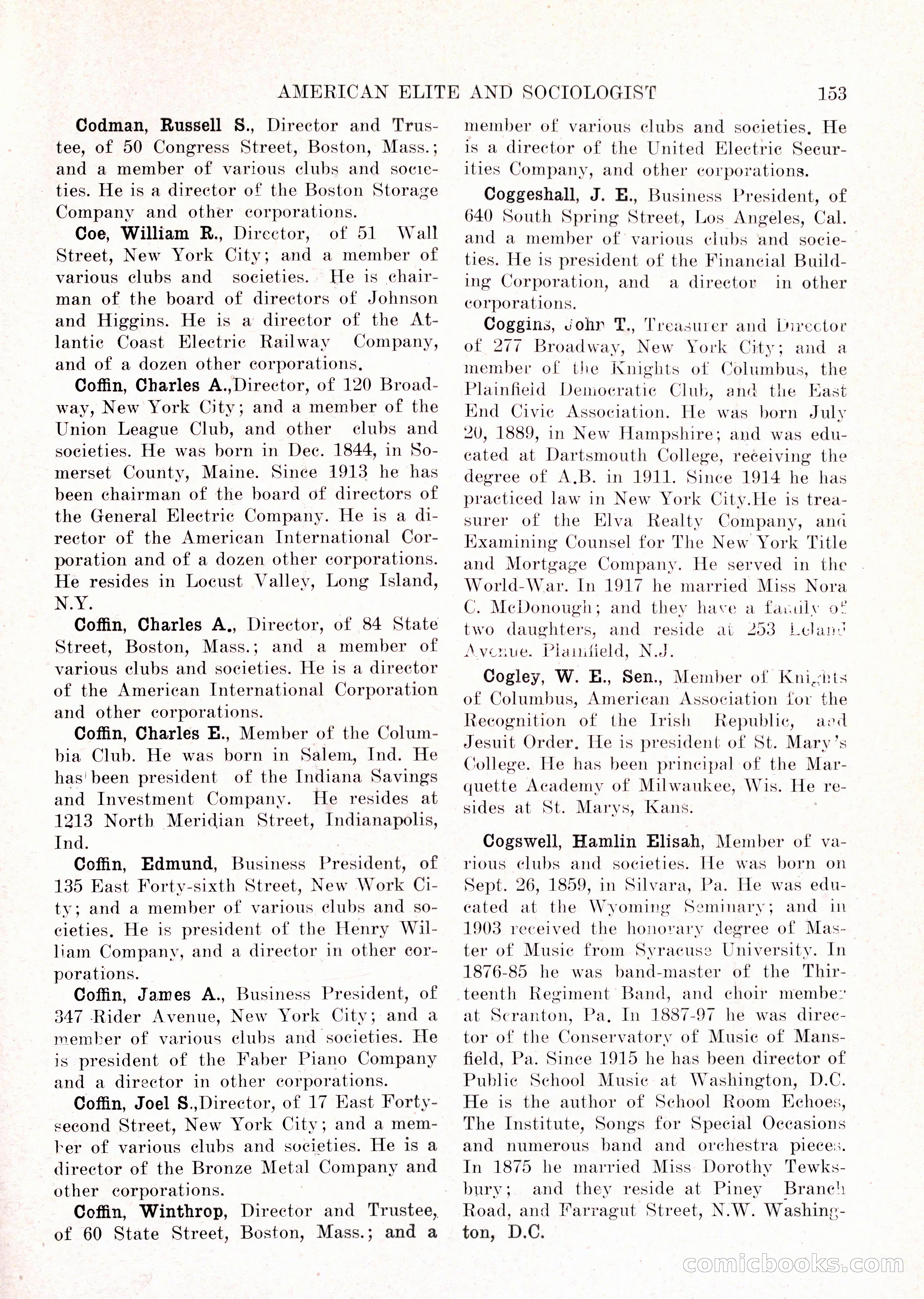 The American Elite and Sociologist Blue Book — page 137 of 396