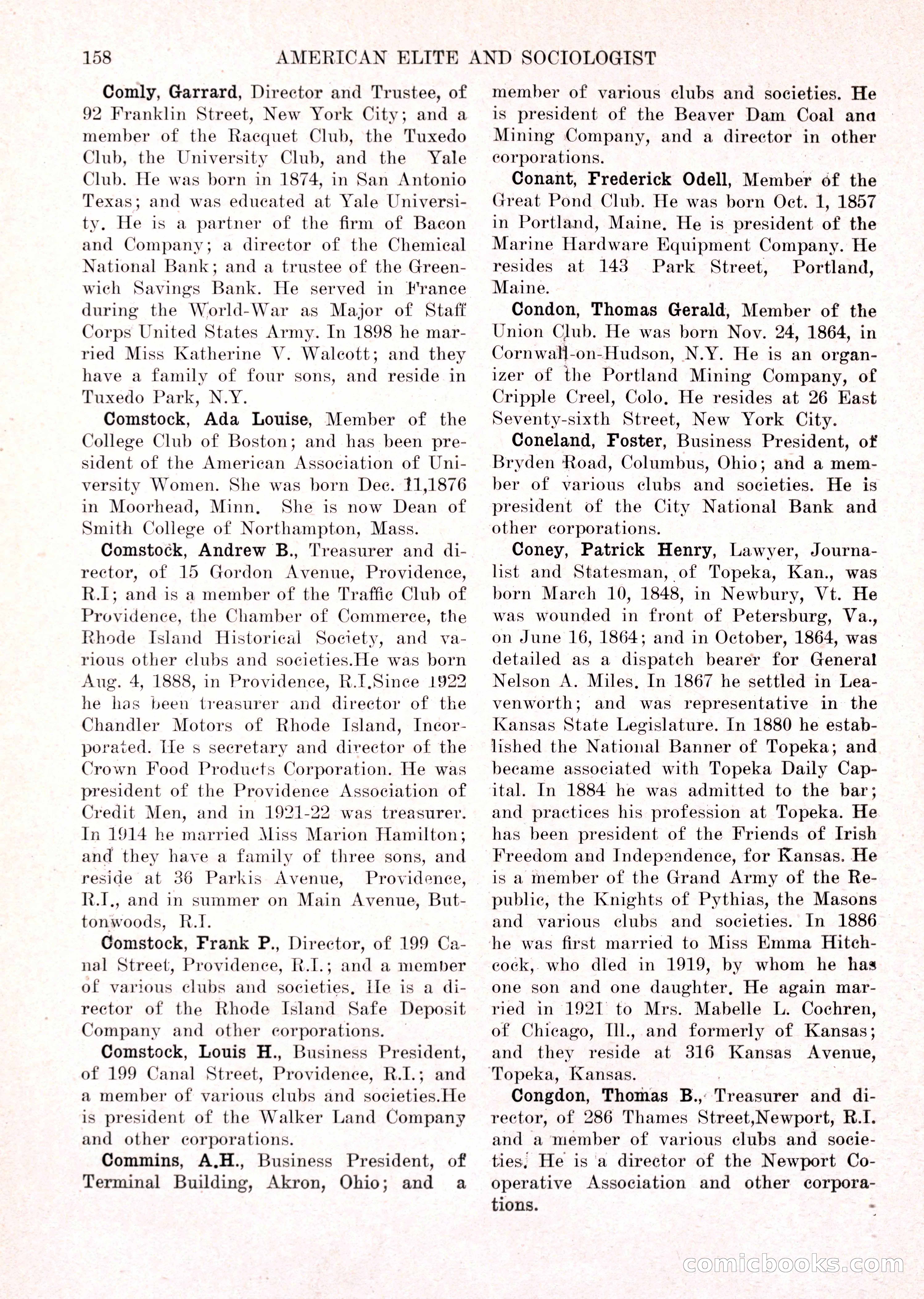 The American Elite and Sociologist Blue Book — page 142 of 396