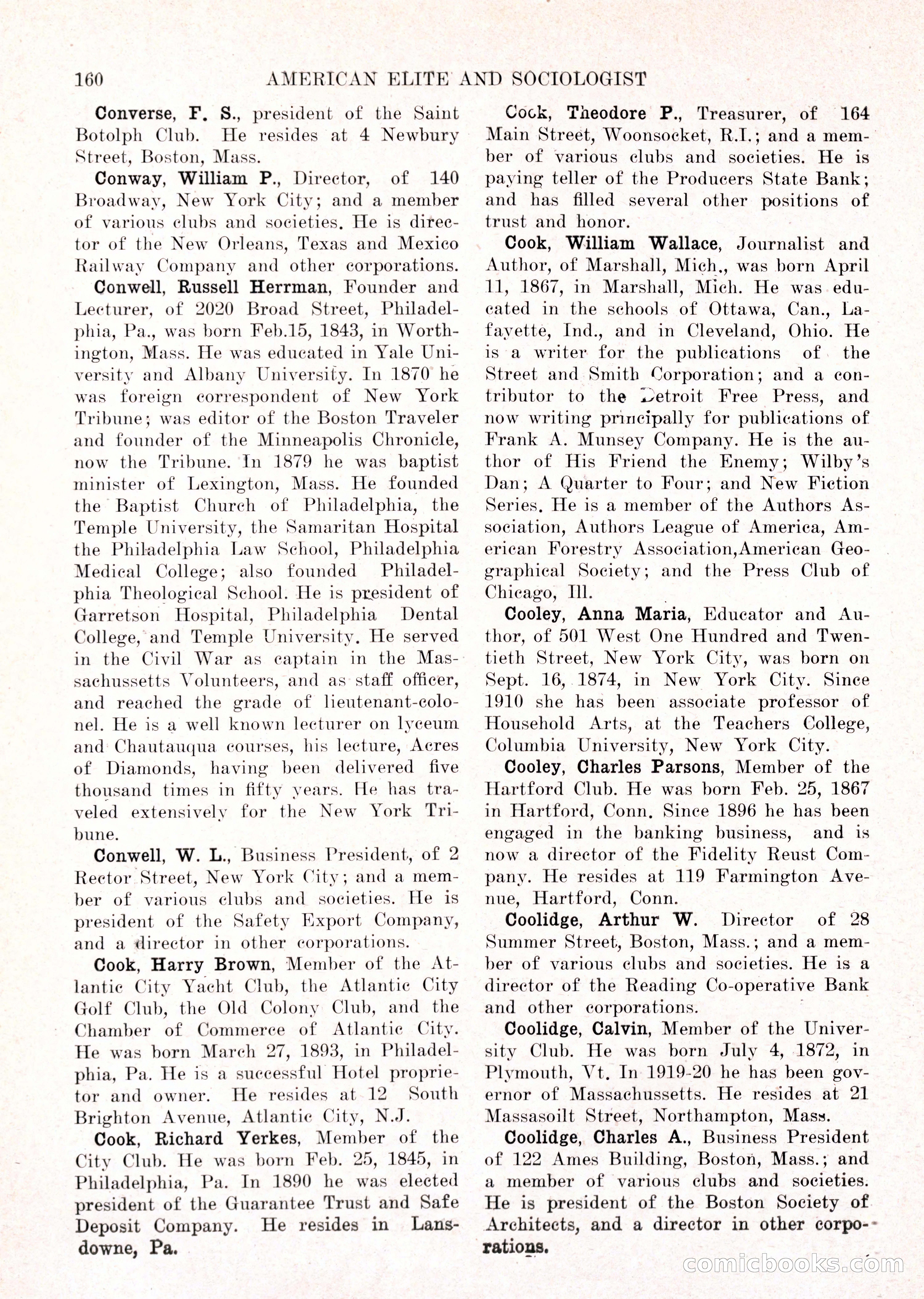 The American Elite and Sociologist Blue Book — page 144 of 396