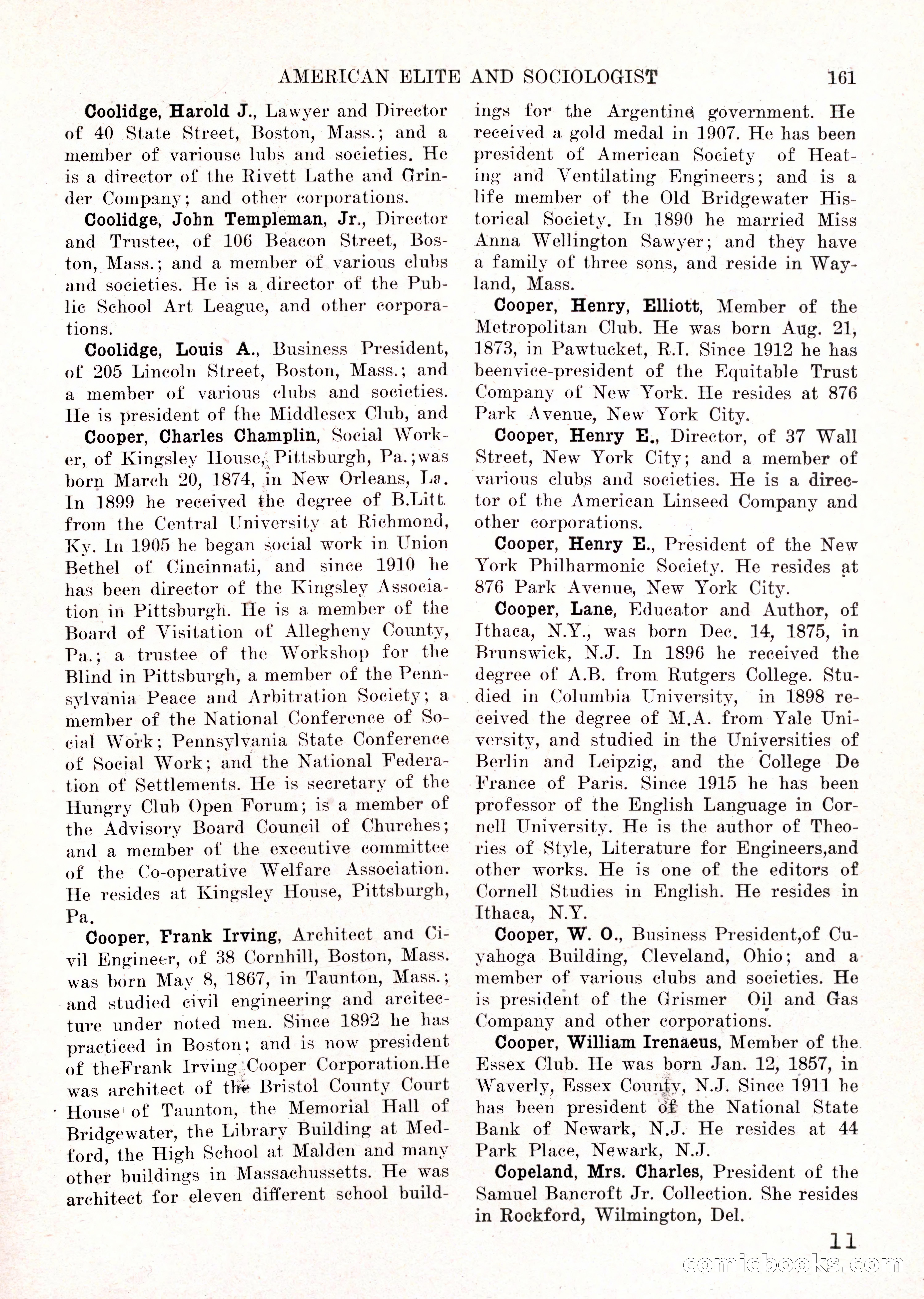 The American Elite and Sociologist Blue Book — page 145 of 396