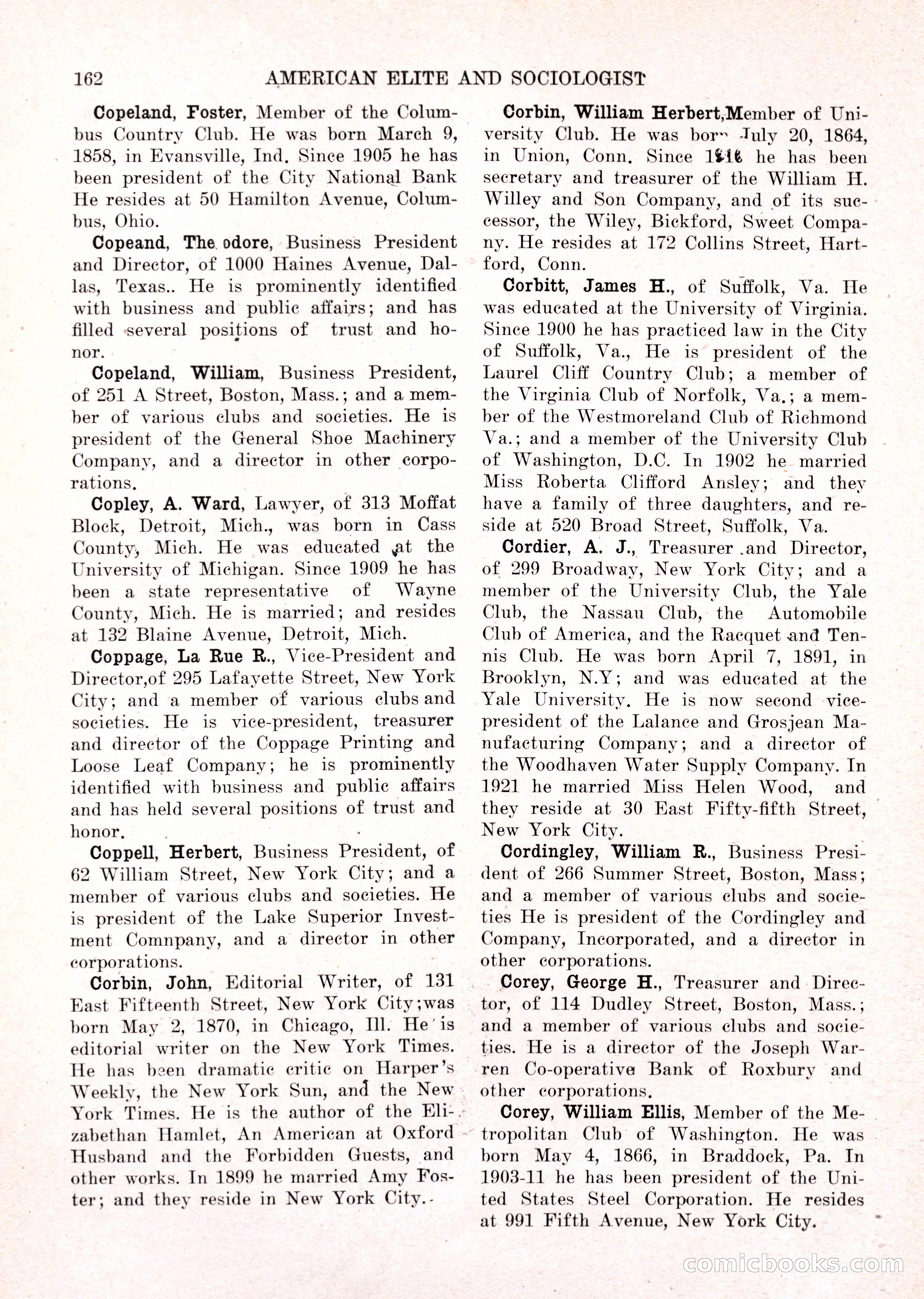 The American Elite and Sociologist Blue Book — page 146 of 396