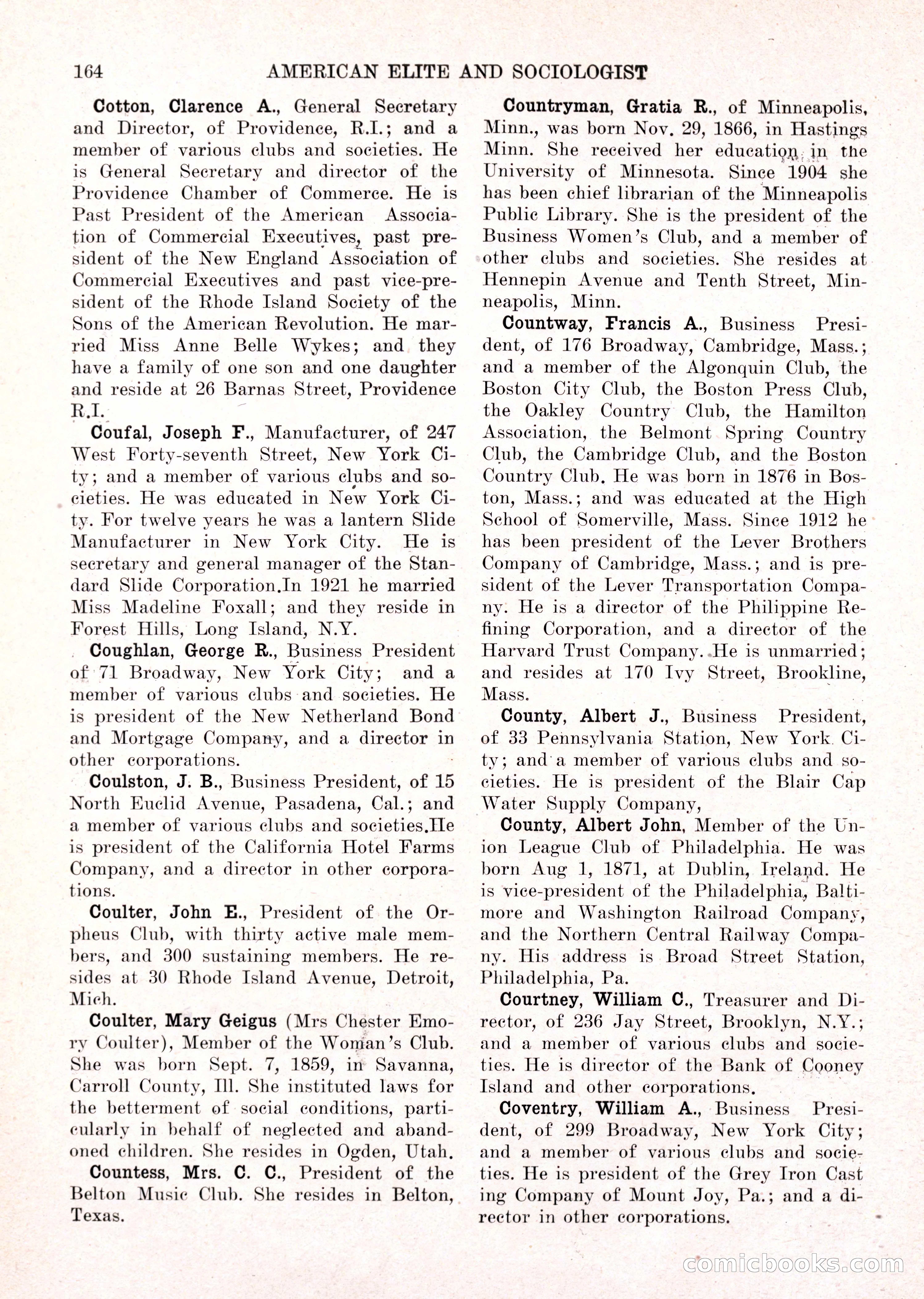 The American Elite and Sociologist Blue Book — page 148 of 396