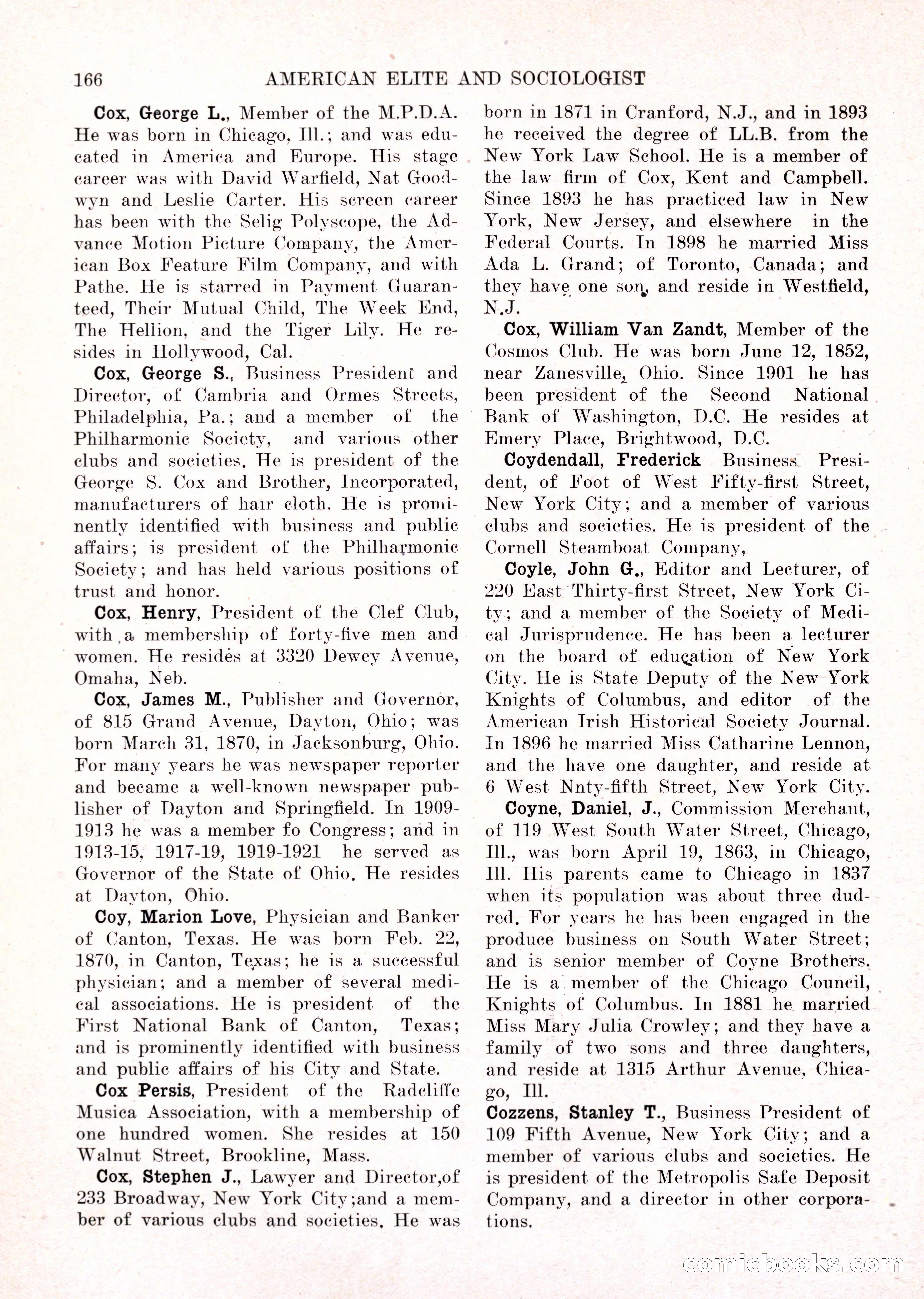 The American Elite and Sociologist Blue Book — page 150 of 396