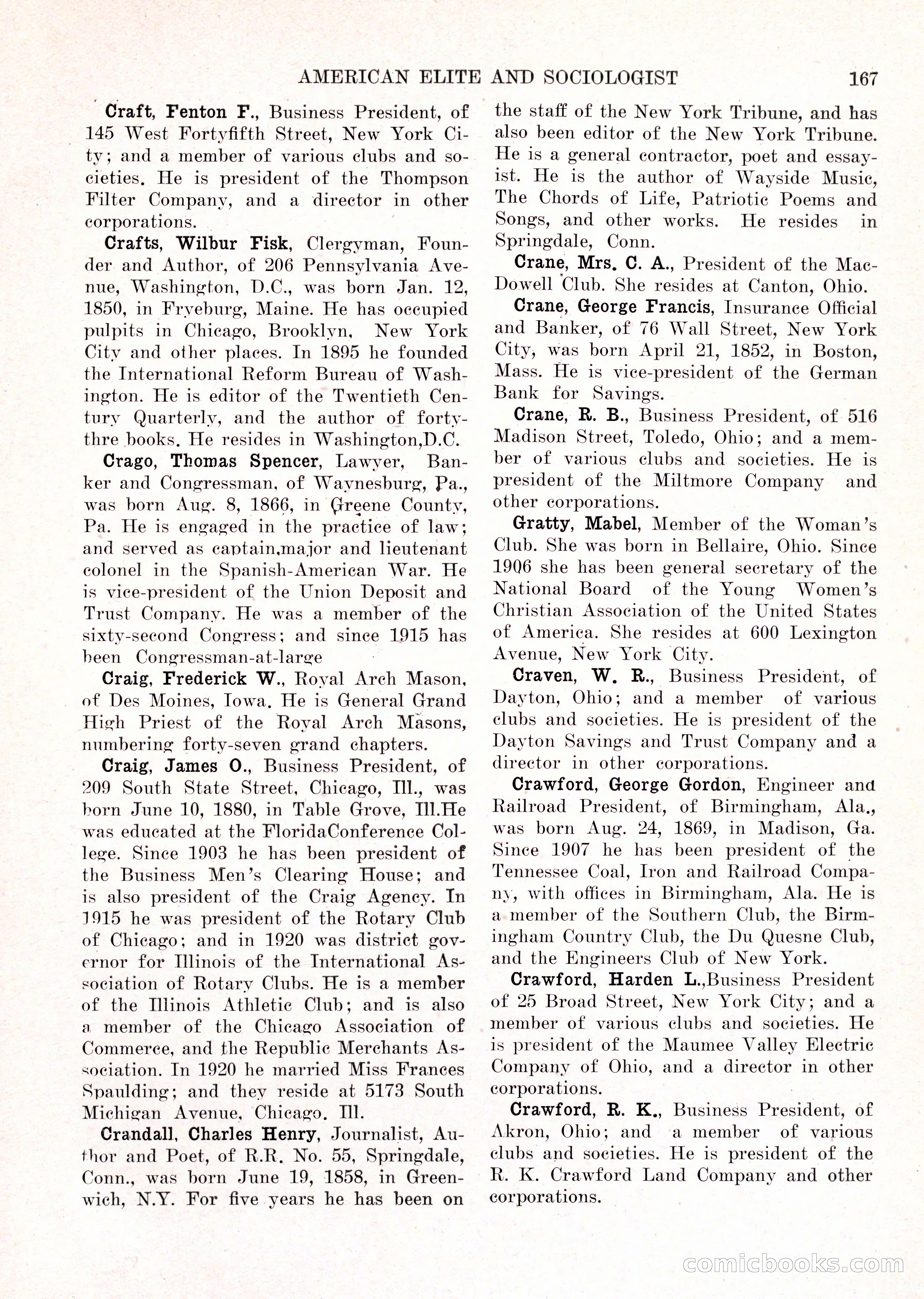 The American Elite and Sociologist Blue Book — page 151 of 396