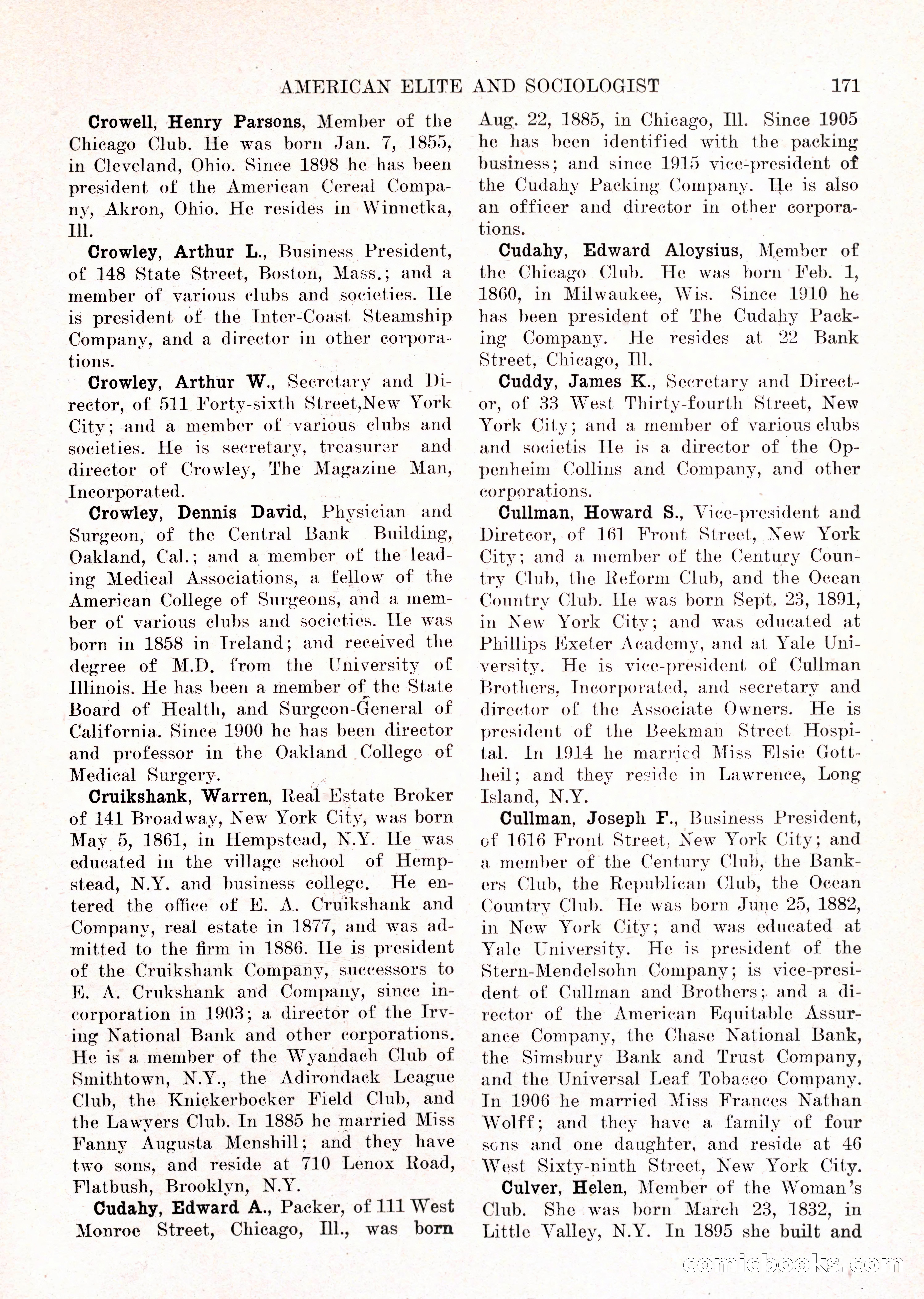 The American Elite and Sociologist Blue Book — page 155 of 396