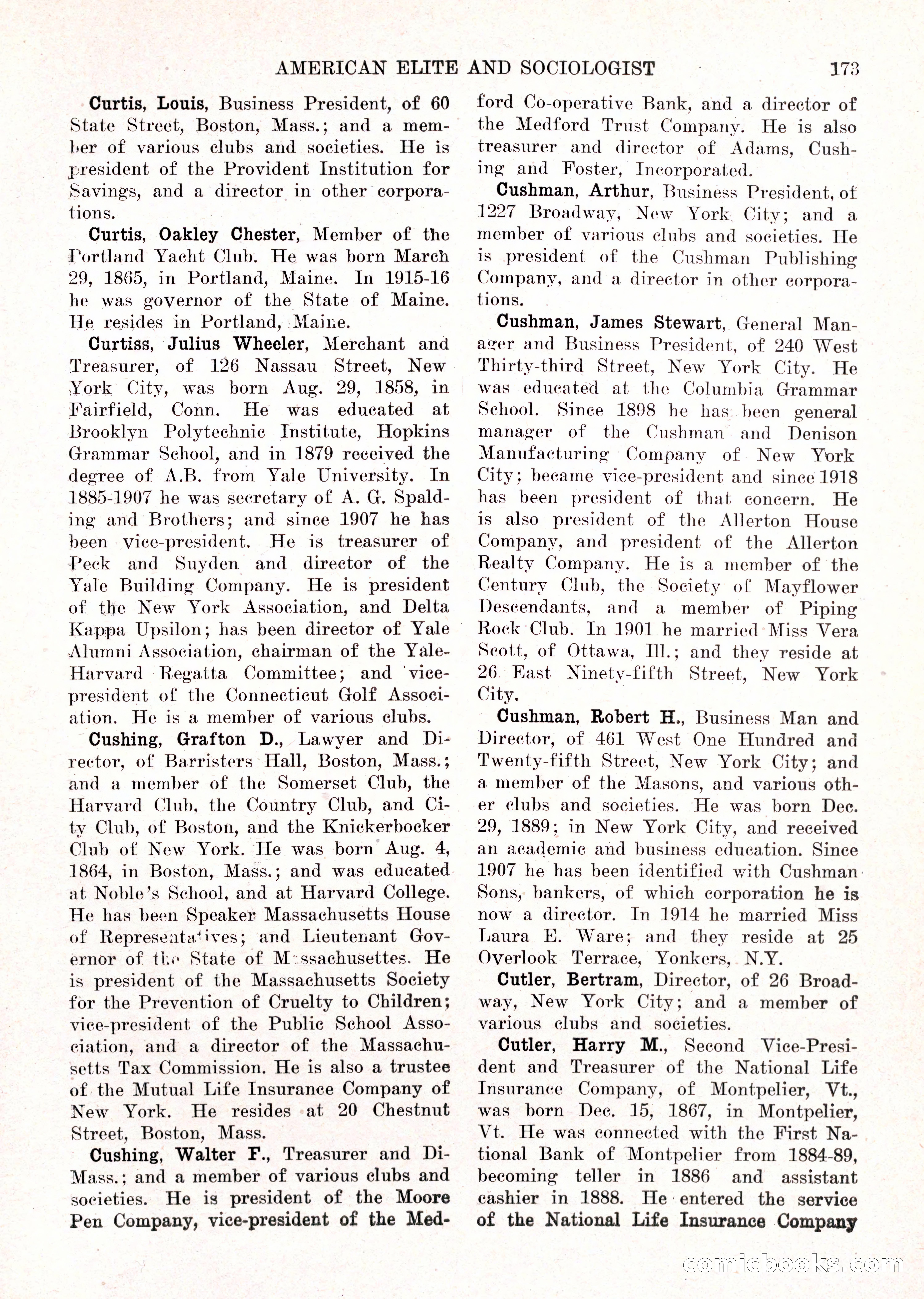 The American Elite and Sociologist Blue Book — page 157 of 396