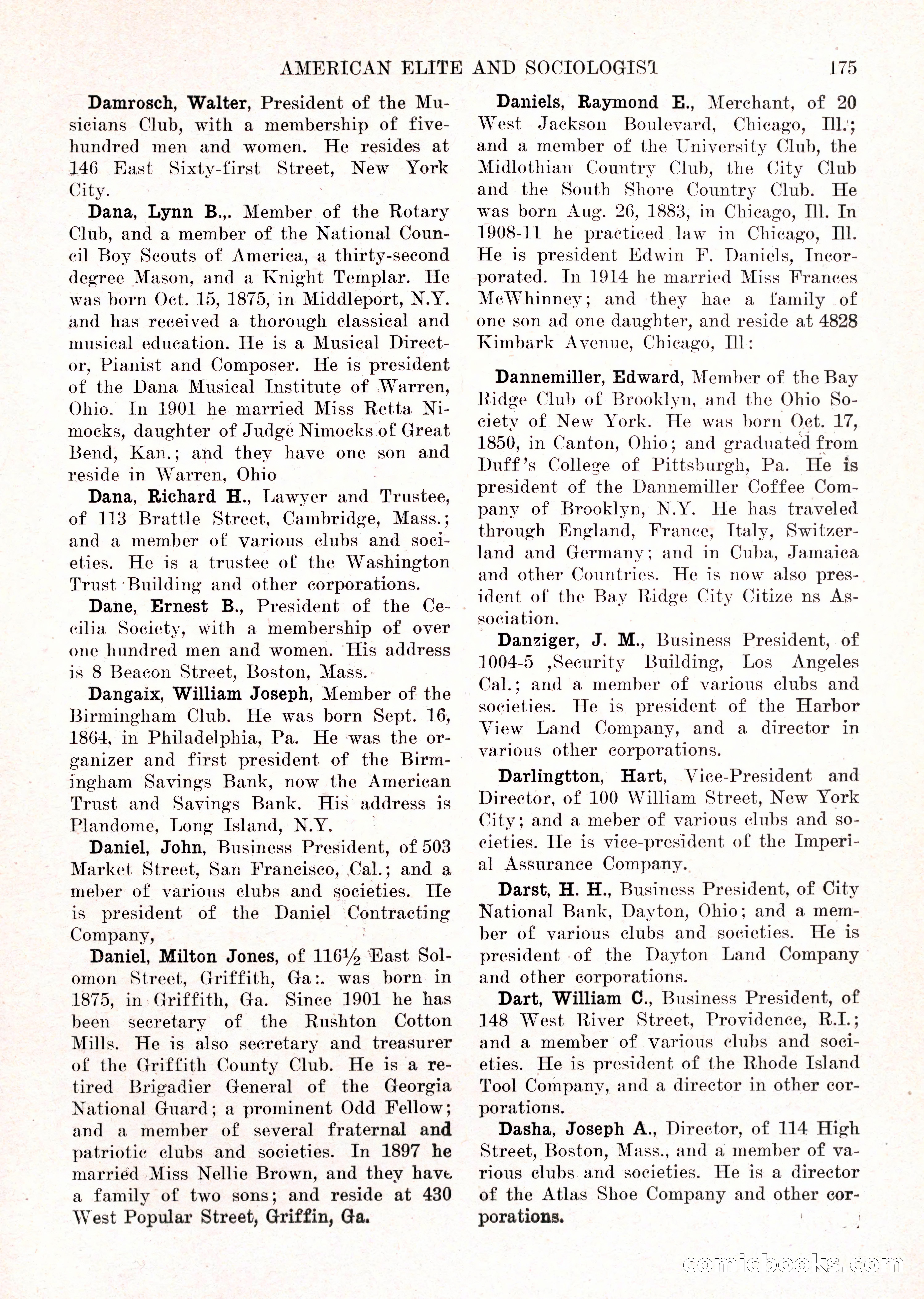 The American Elite and Sociologist Blue Book — page 159 of 396