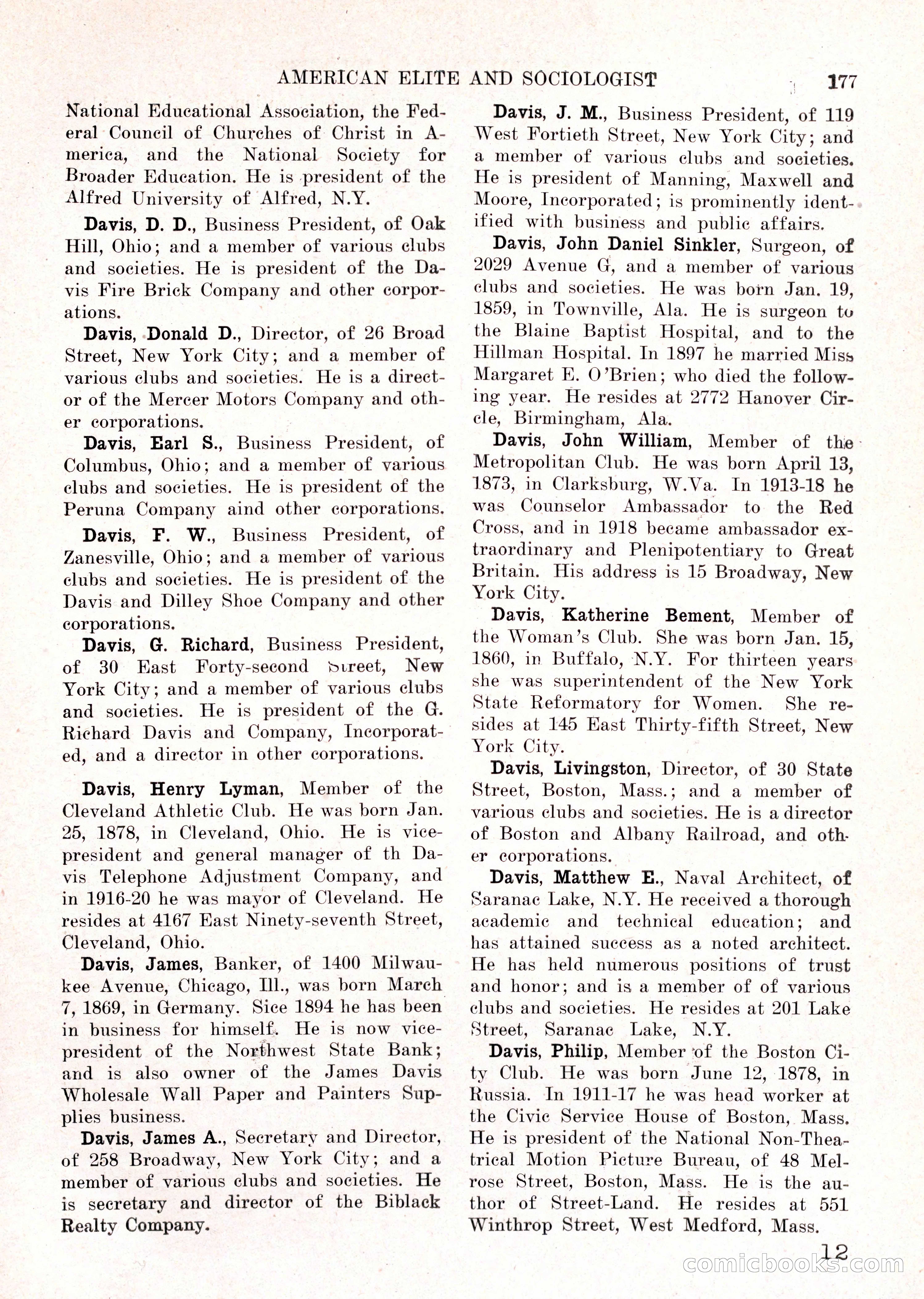 The American Elite and Sociologist Blue Book — page 161 of 396