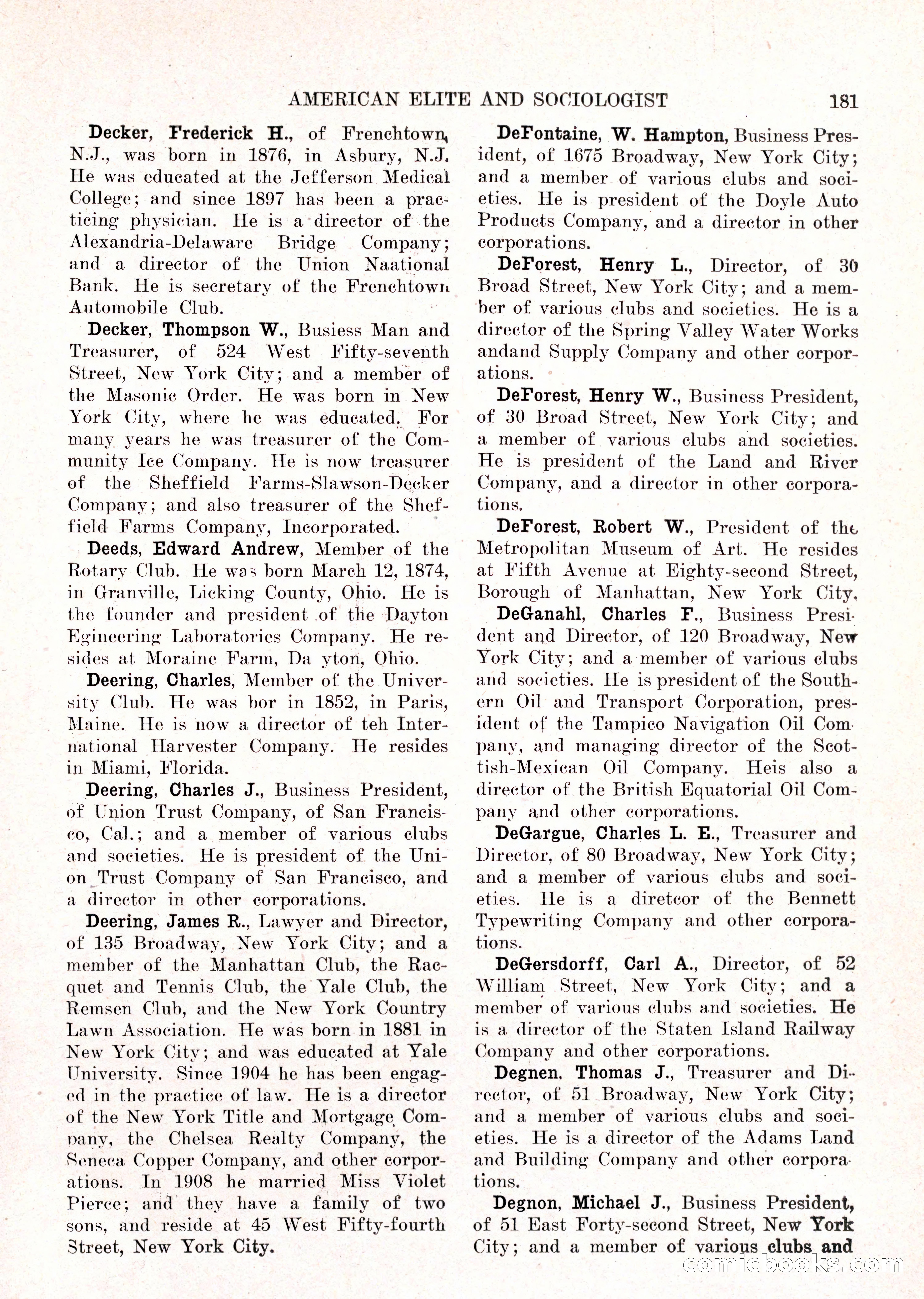 The American Elite and Sociologist Blue Book — page 165 of 396