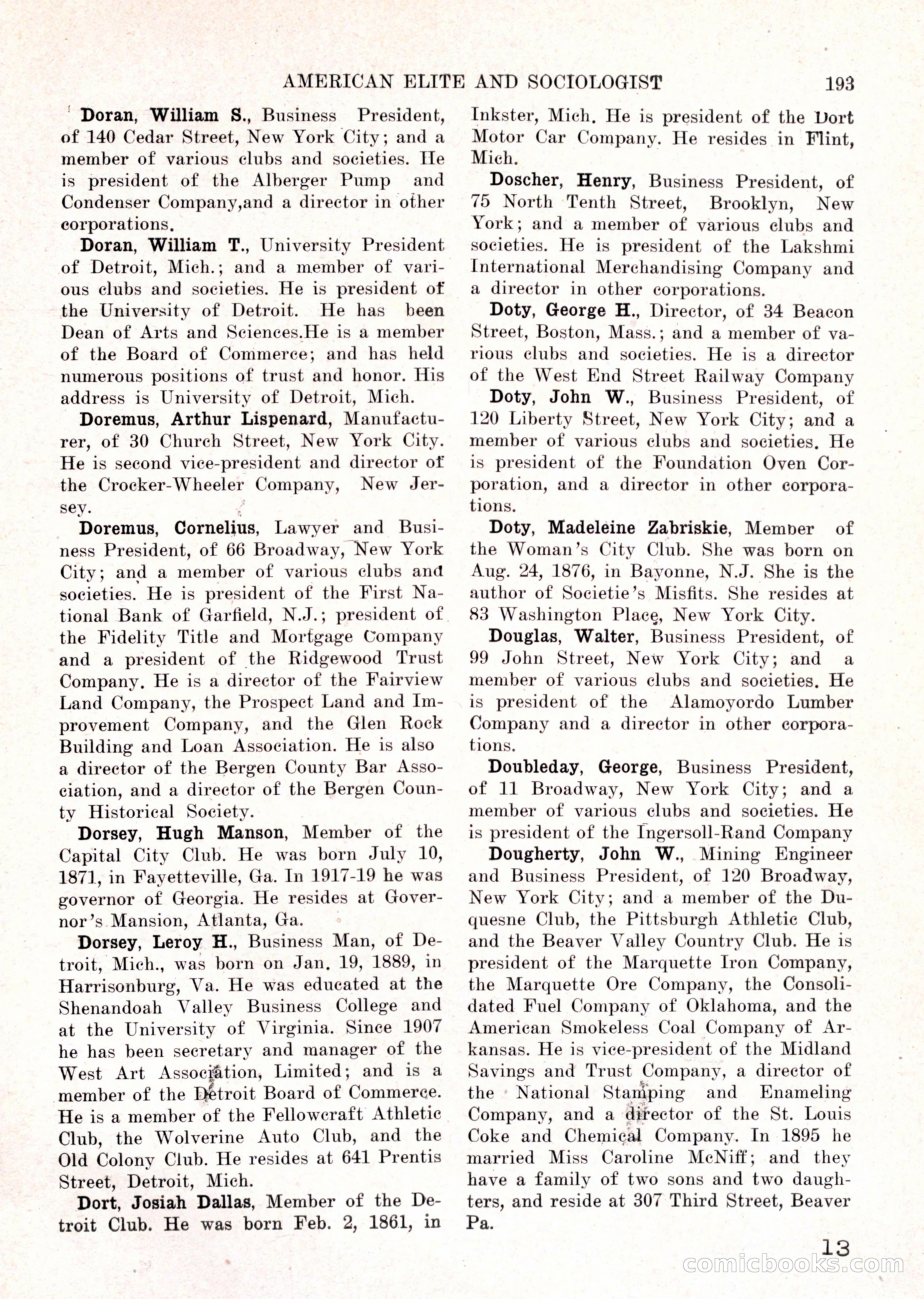 The American Elite and Sociologist Blue Book — page 177 of 396
