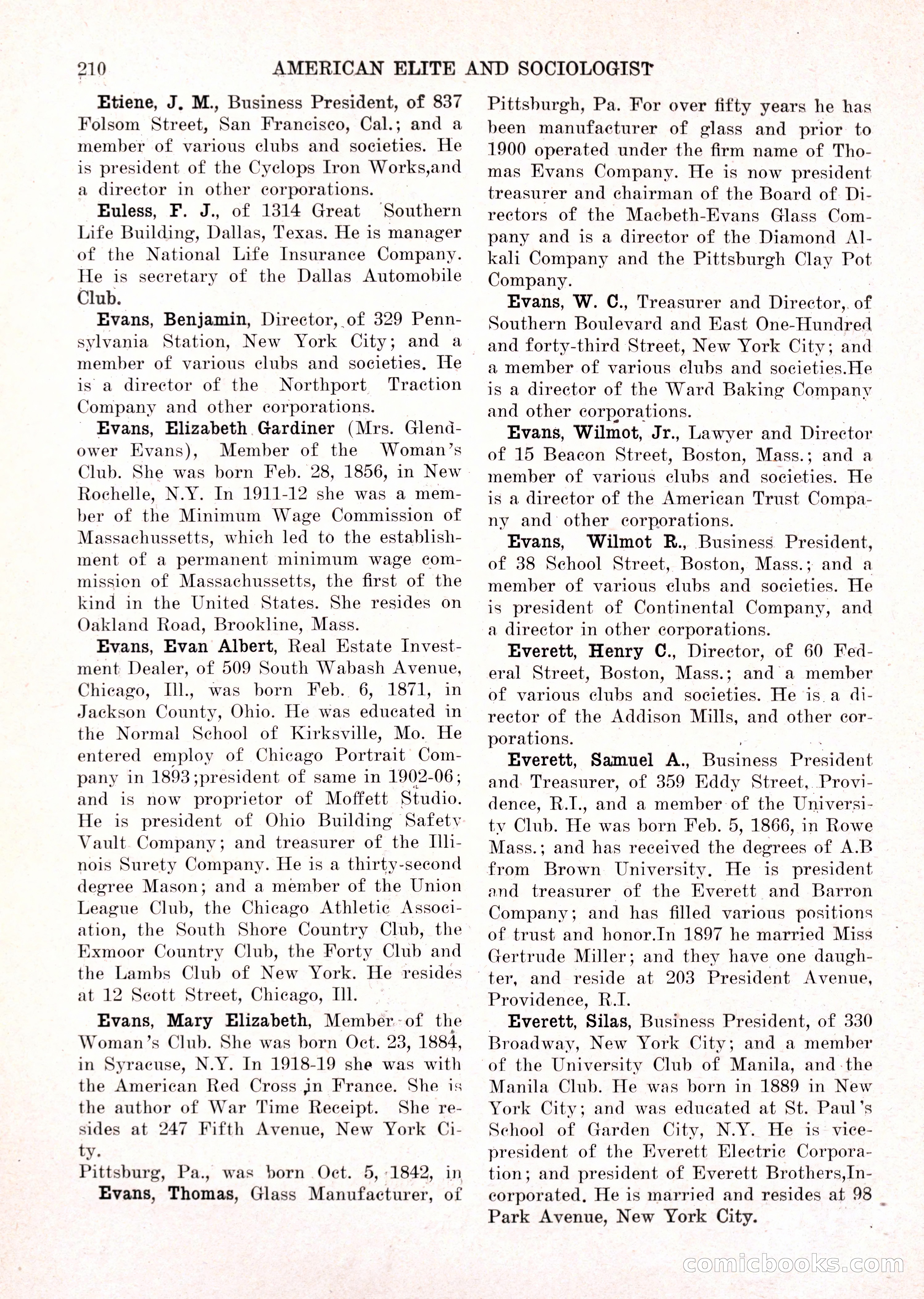 The American Elite and Sociologist Blue Book — page 194 of 396