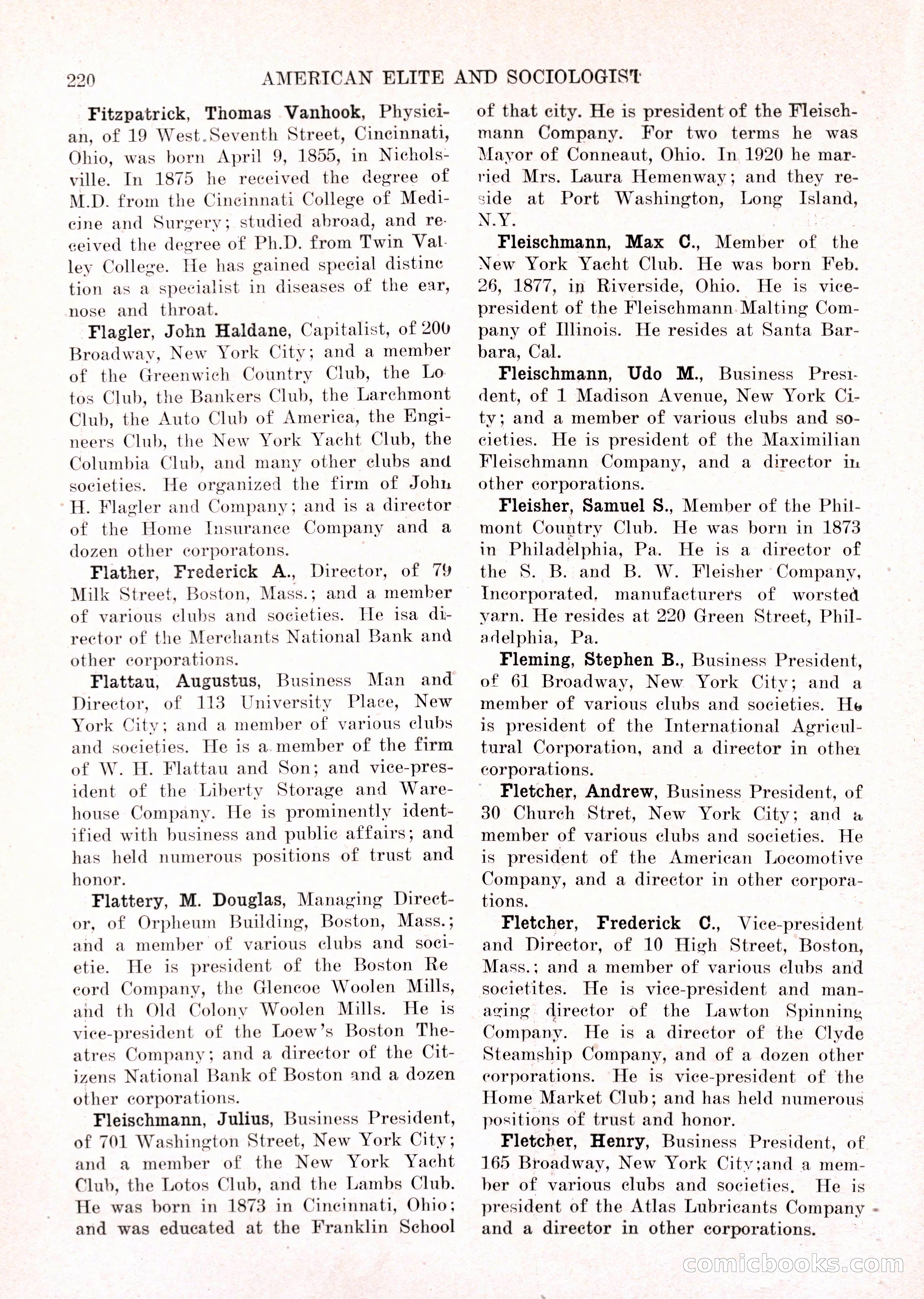 The American Elite and Sociologist Blue Book — page 204 of 396