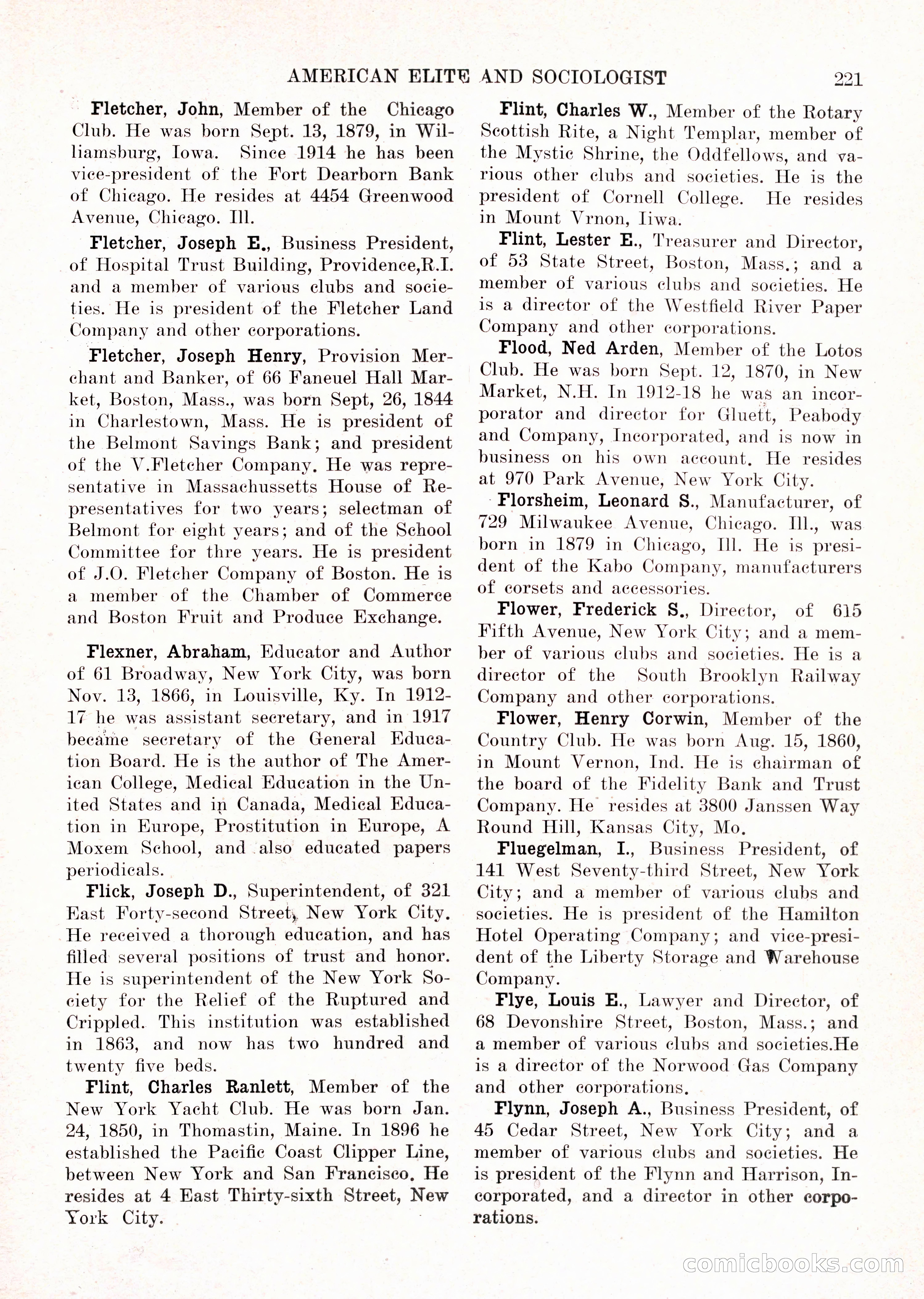 The American Elite and Sociologist Blue Book — page 205 of 396