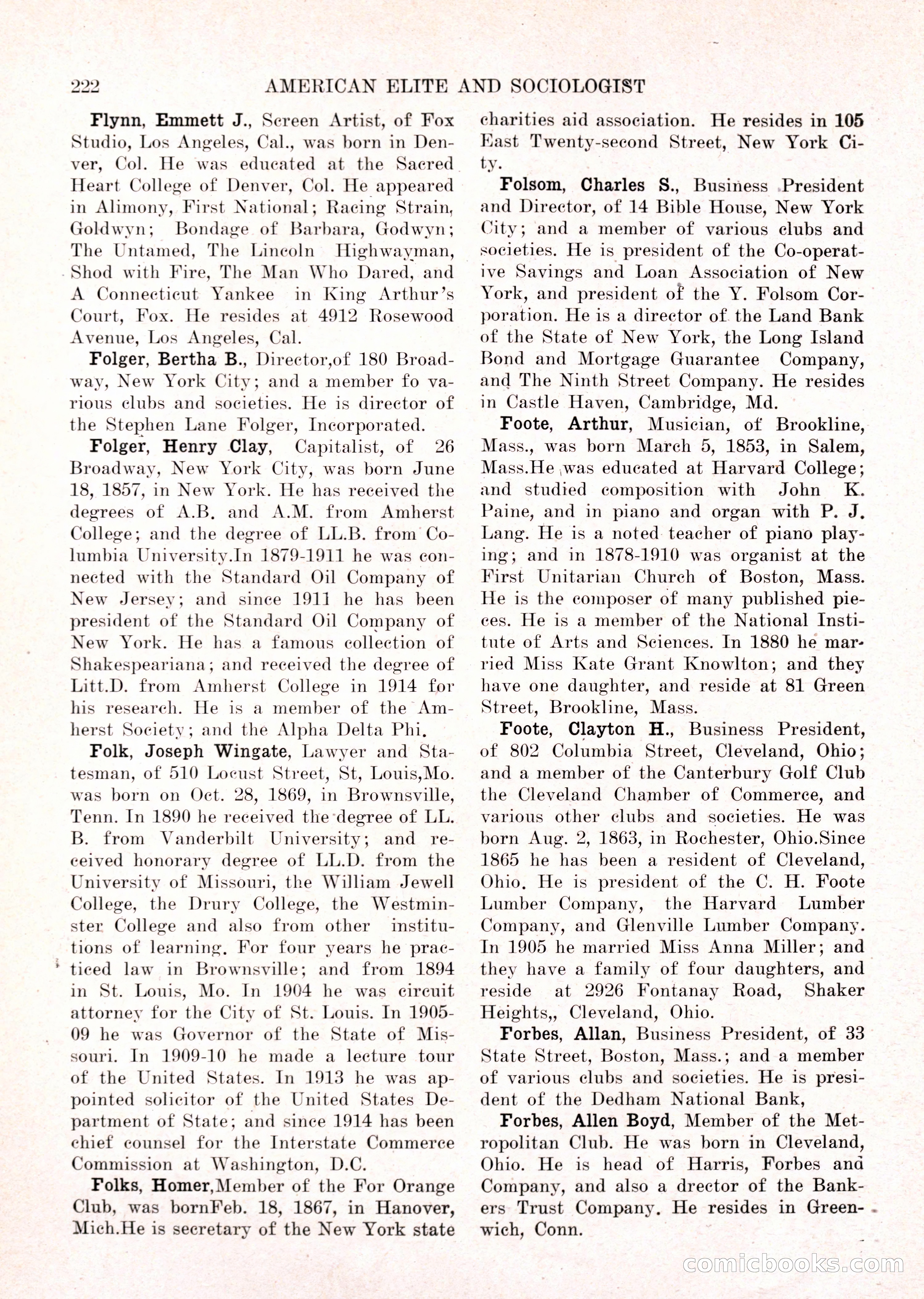 The American Elite and Sociologist Blue Book — page 206 of 396