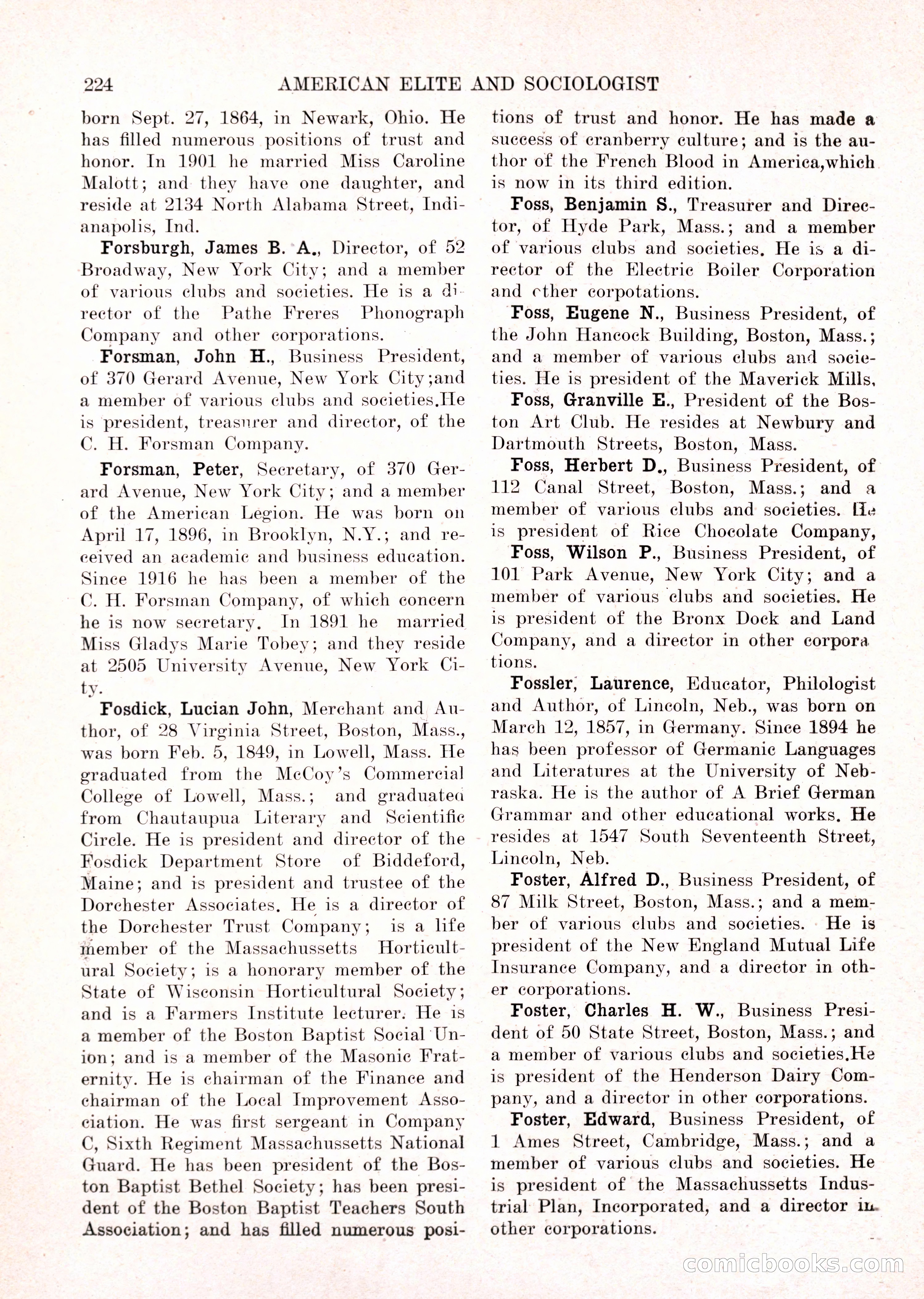 The American Elite and Sociologist Blue Book — page 208 of 396