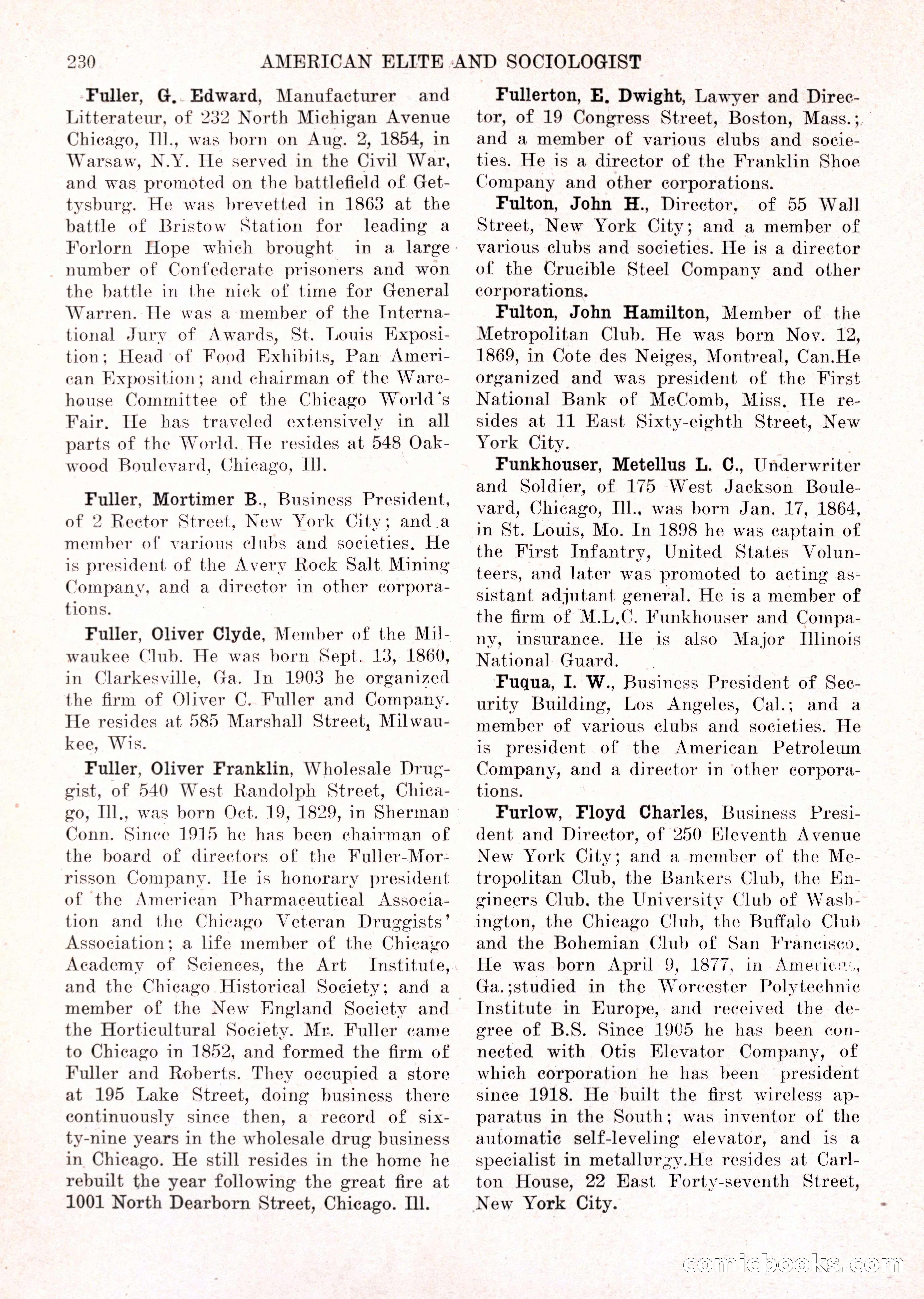 The American Elite and Sociologist Blue Book — page 214 of 396