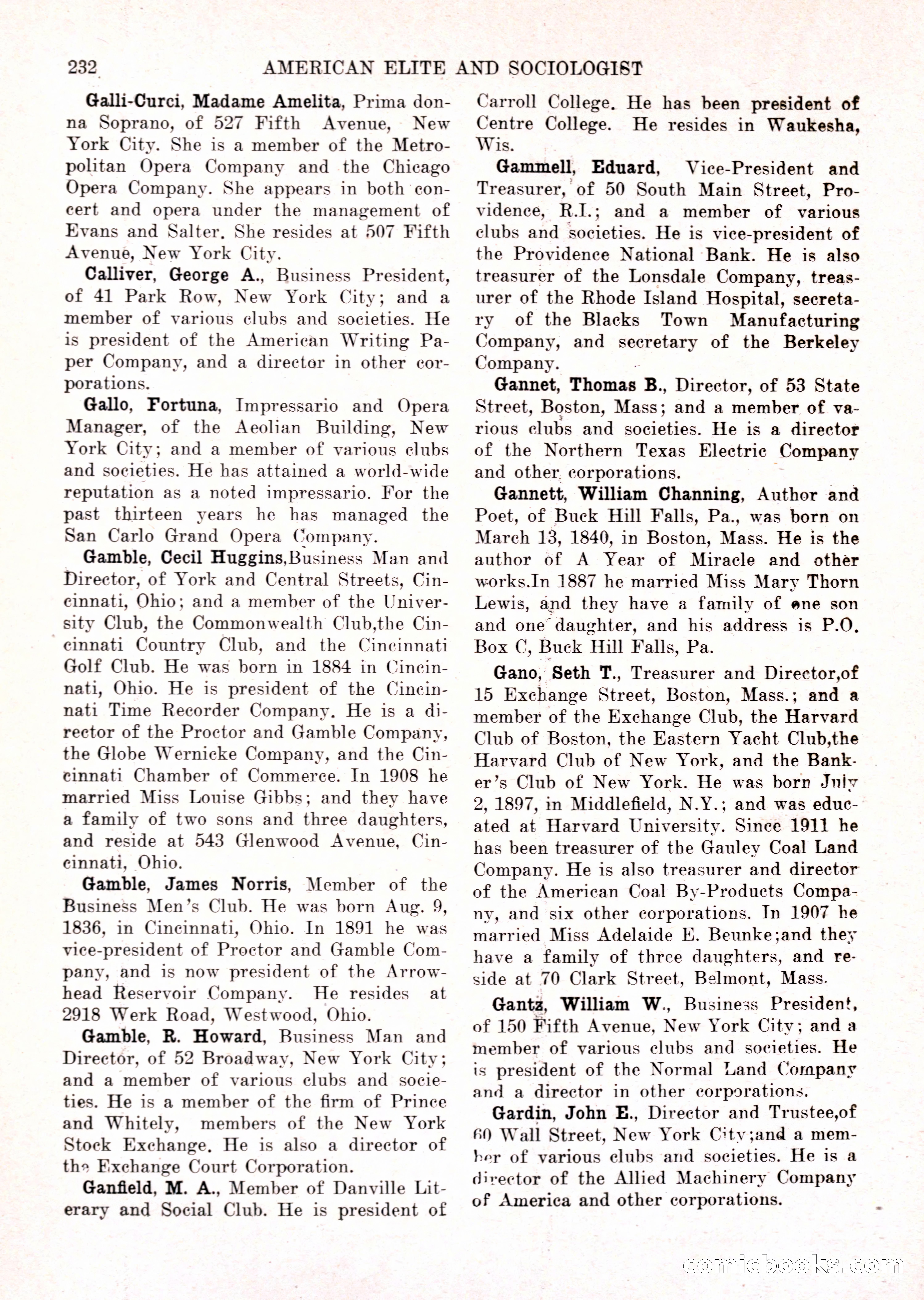 The American Elite and Sociologist Blue Book — page 216 of 396