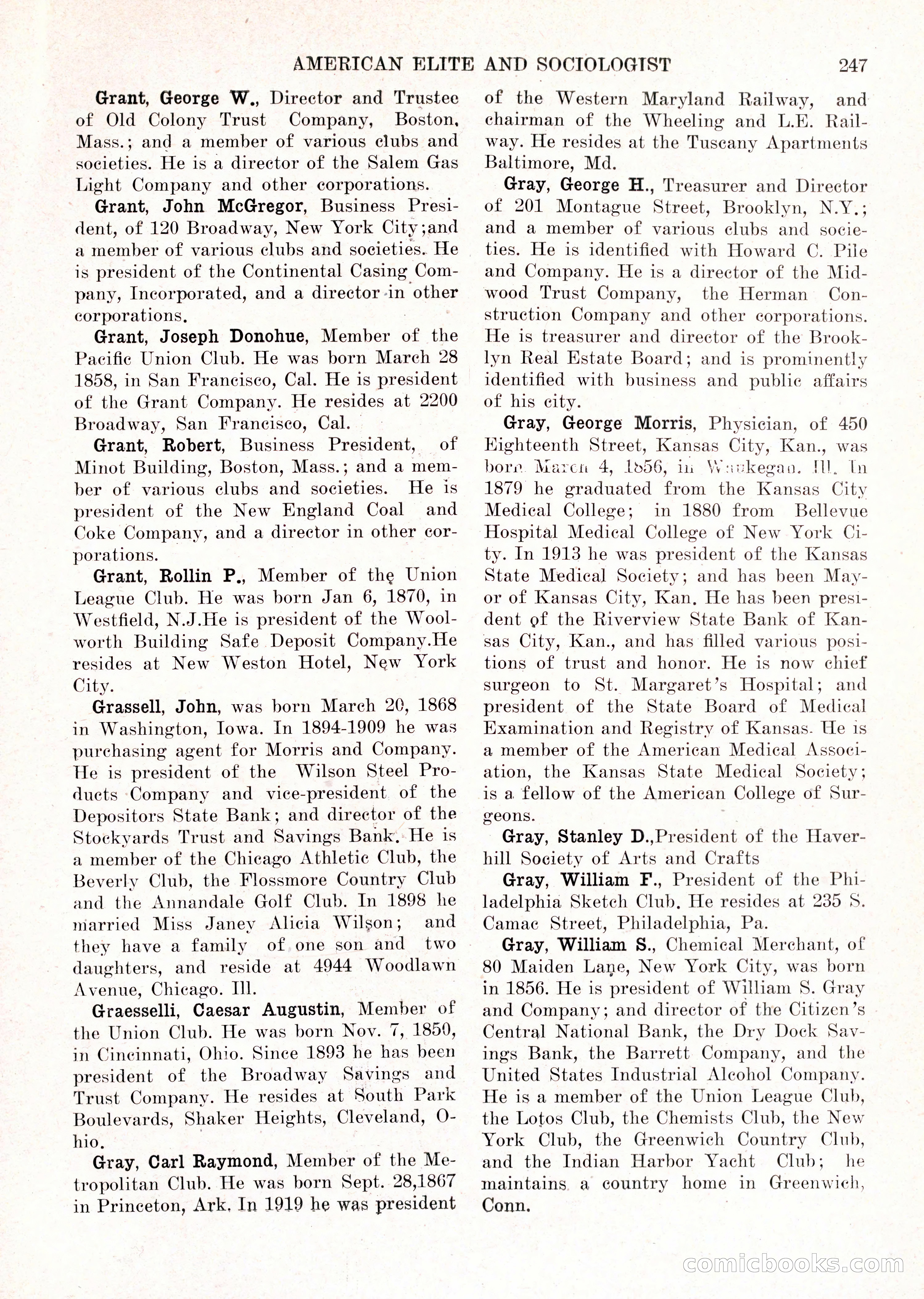 The American Elite and Sociologist Blue Book — page 231 of 396