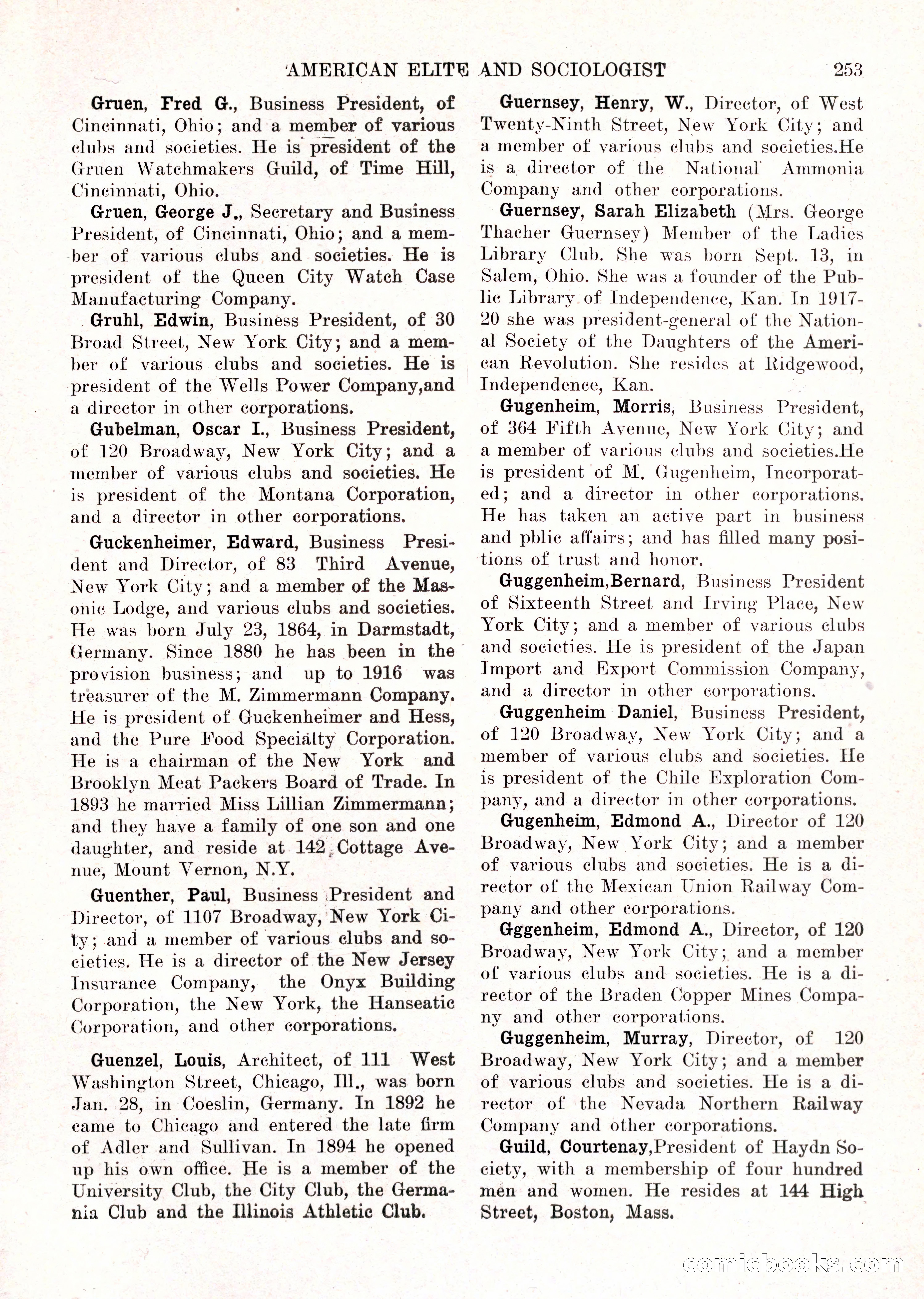 The American Elite and Sociologist Blue Book — page 237 of 396
