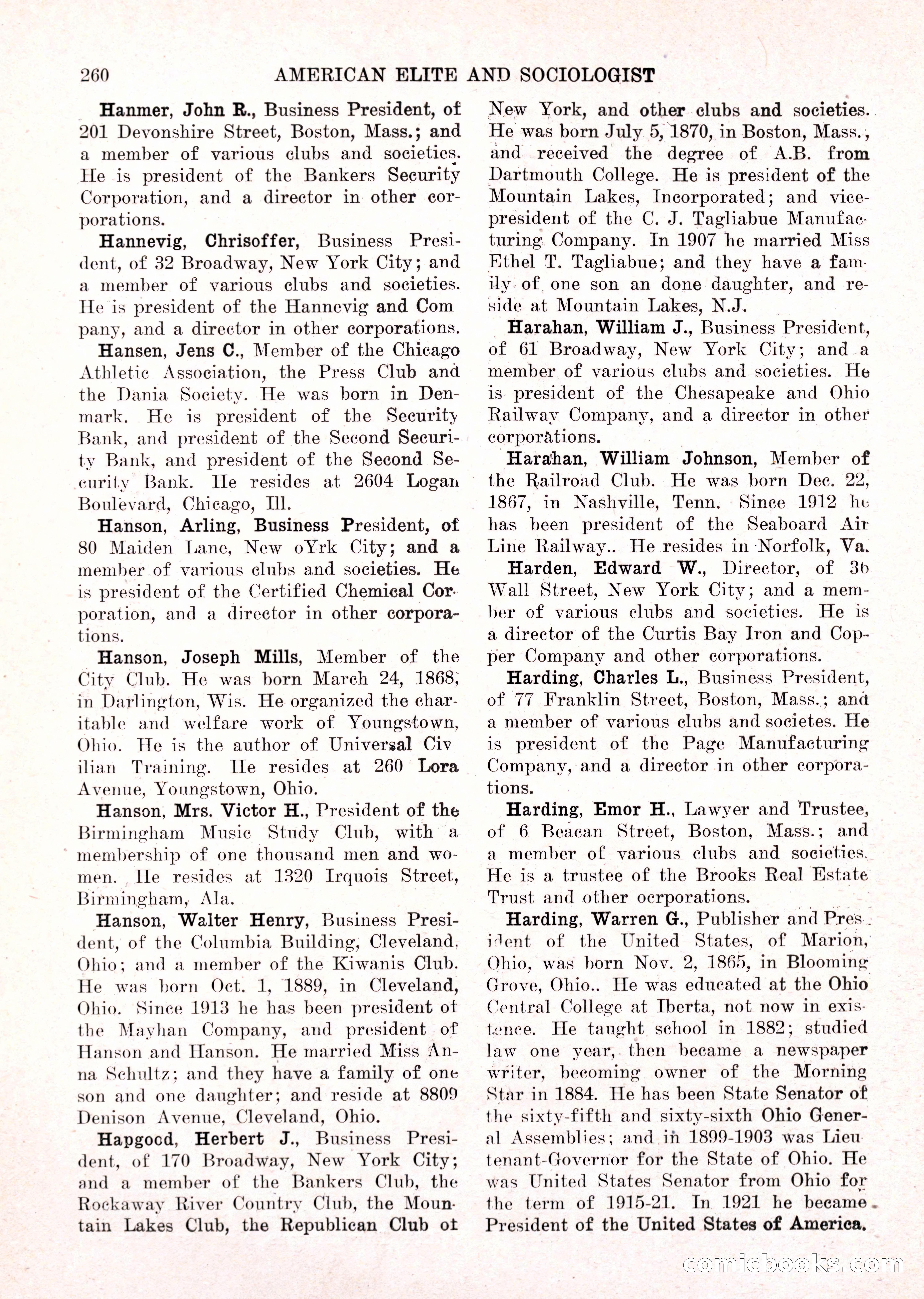 The American Elite and Sociologist Blue Book — page 244 of 396