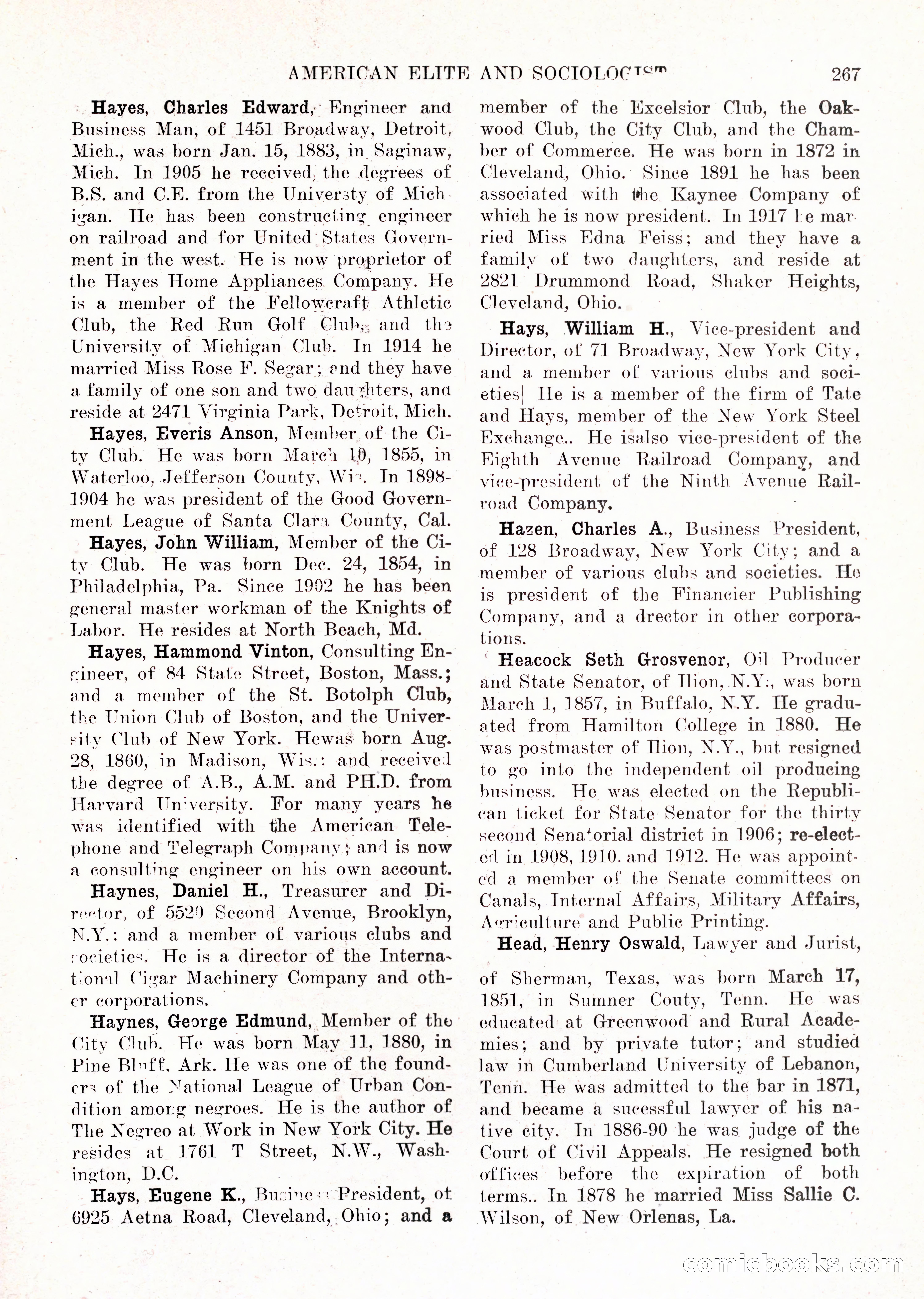 The American Elite and Sociologist Blue Book — page 251 of 396