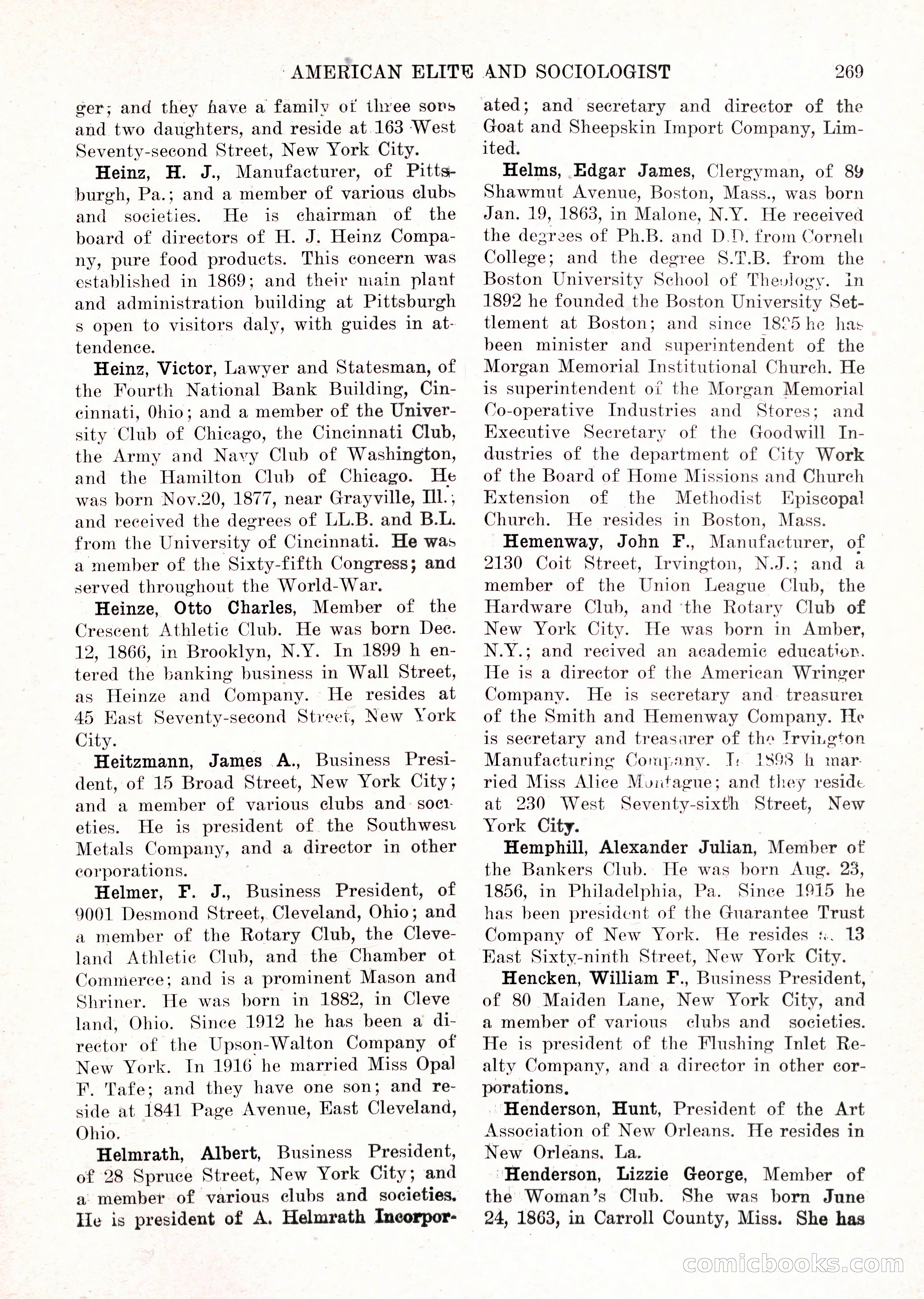 The American Elite and Sociologist Blue Book — page 253 of 396