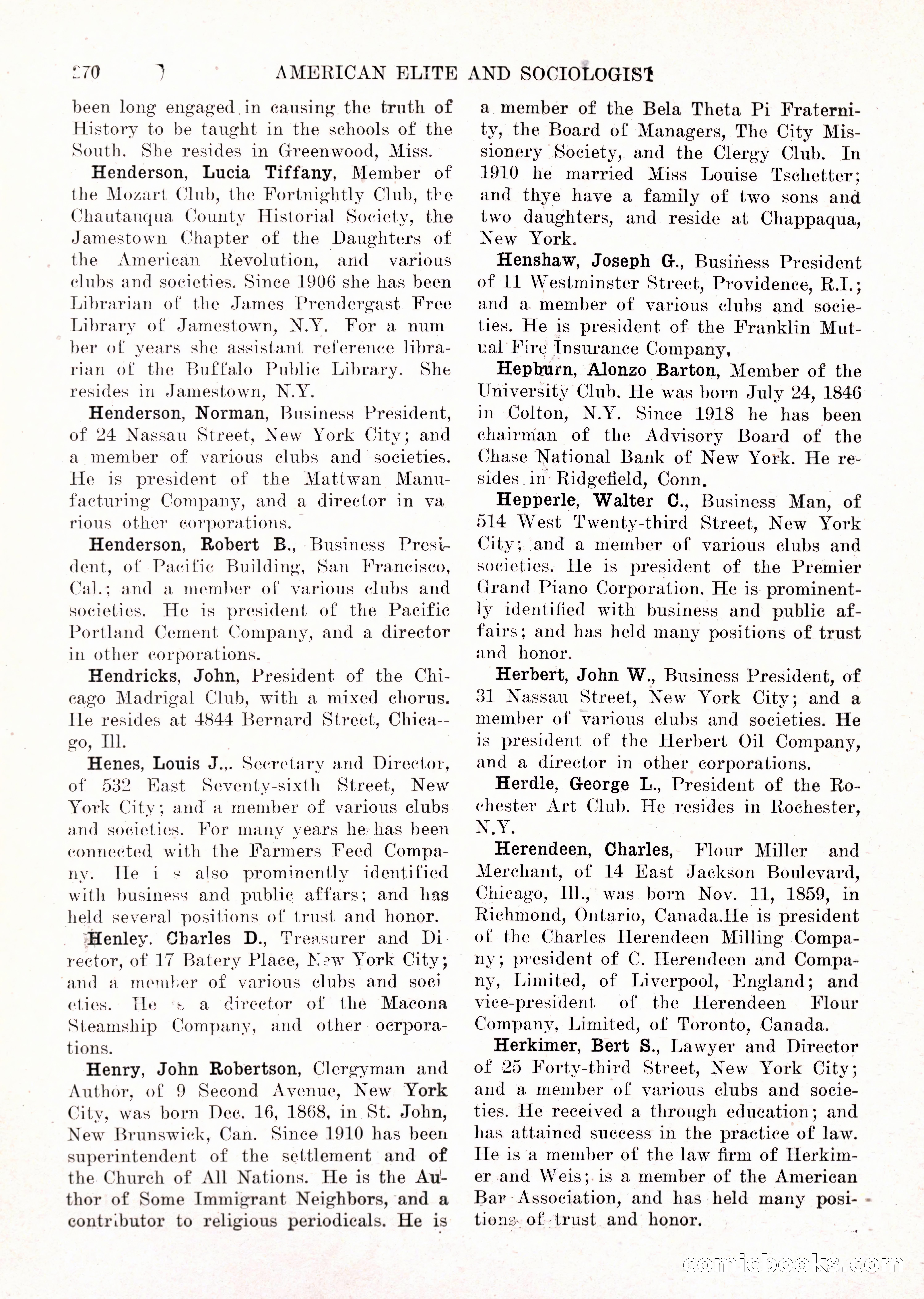 The American Elite and Sociologist Blue Book — page 254 of 396