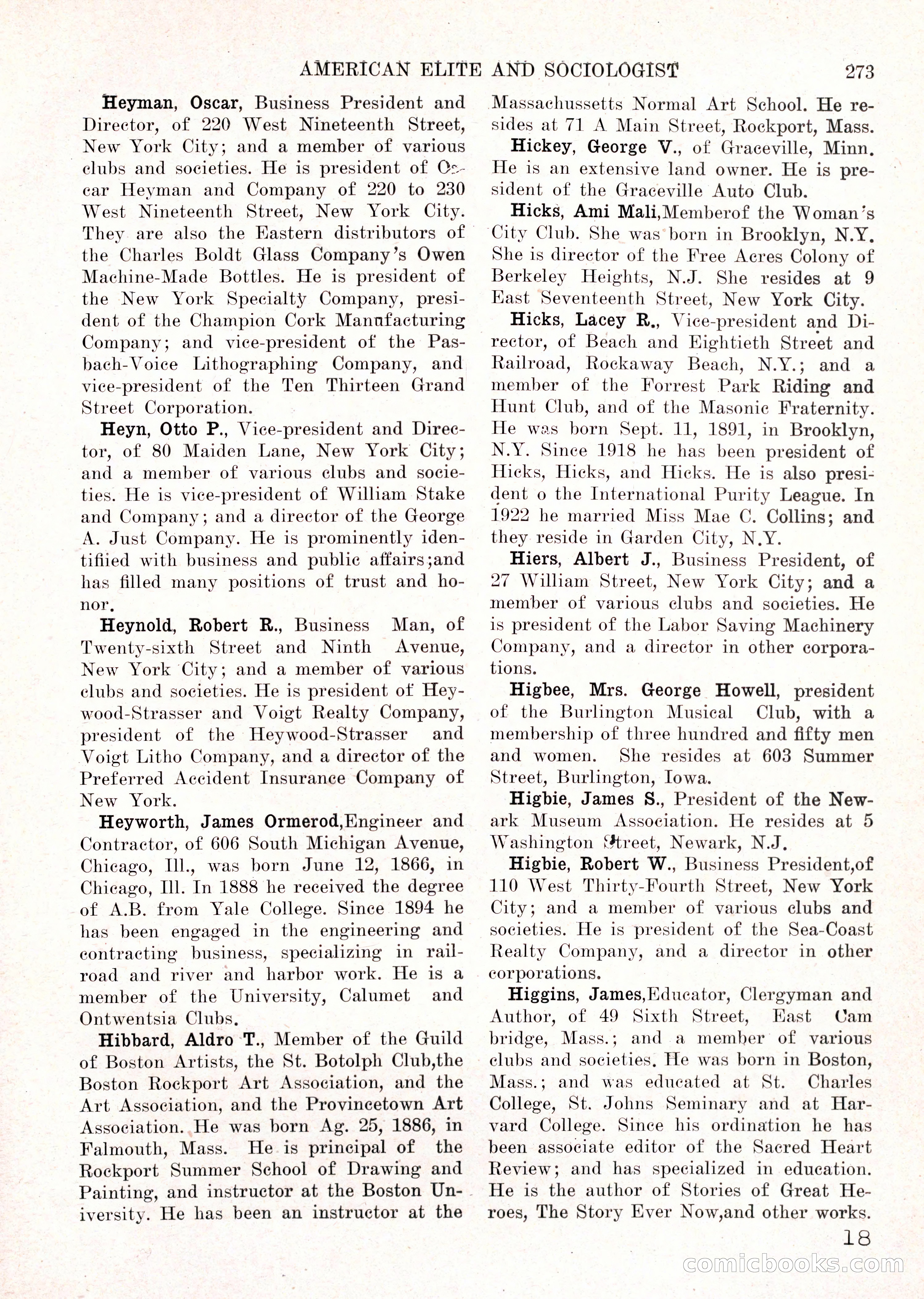 The American Elite and Sociologist Blue Book — page 257 of 396