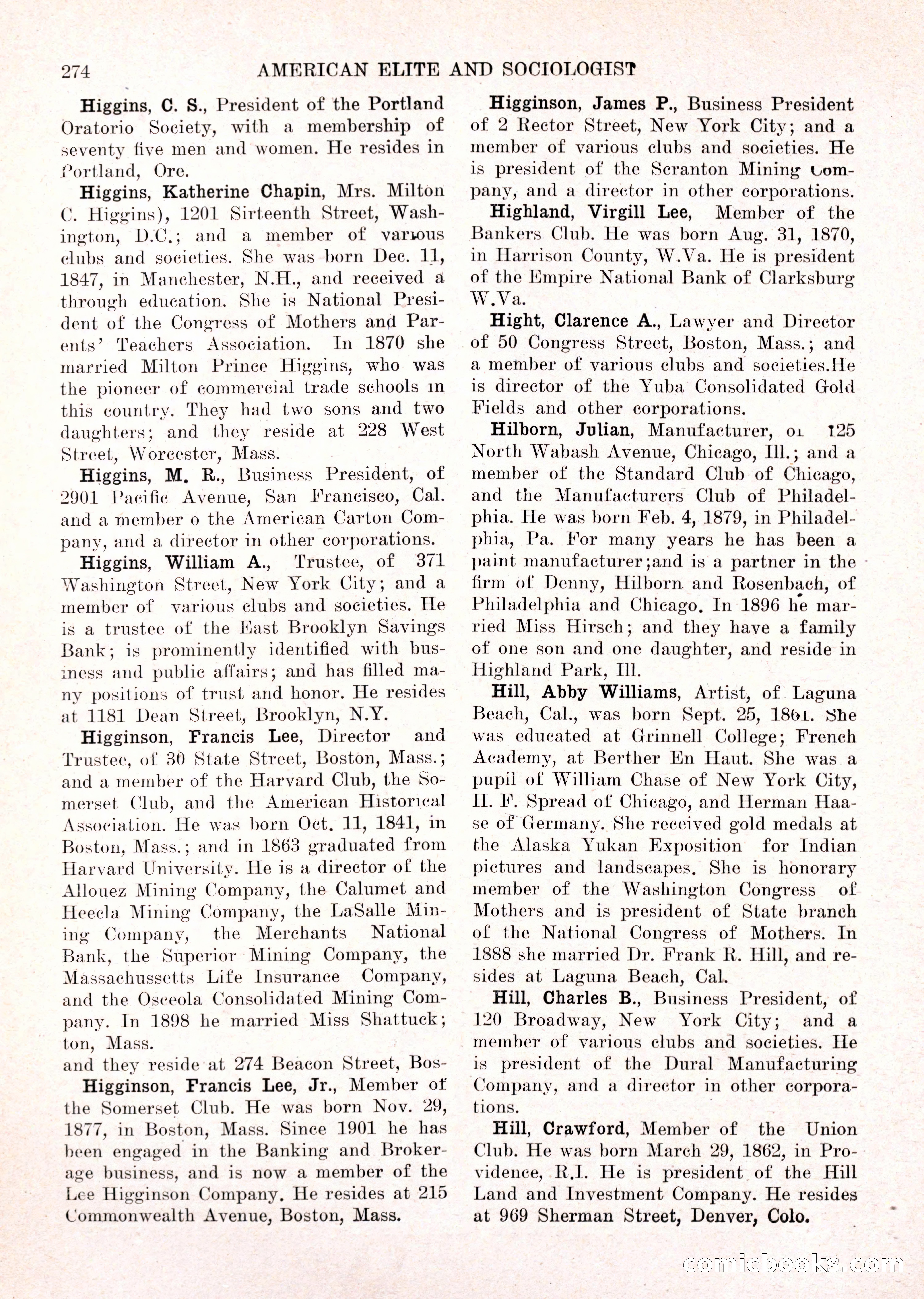 The American Elite and Sociologist Blue Book — page 258 of 396
