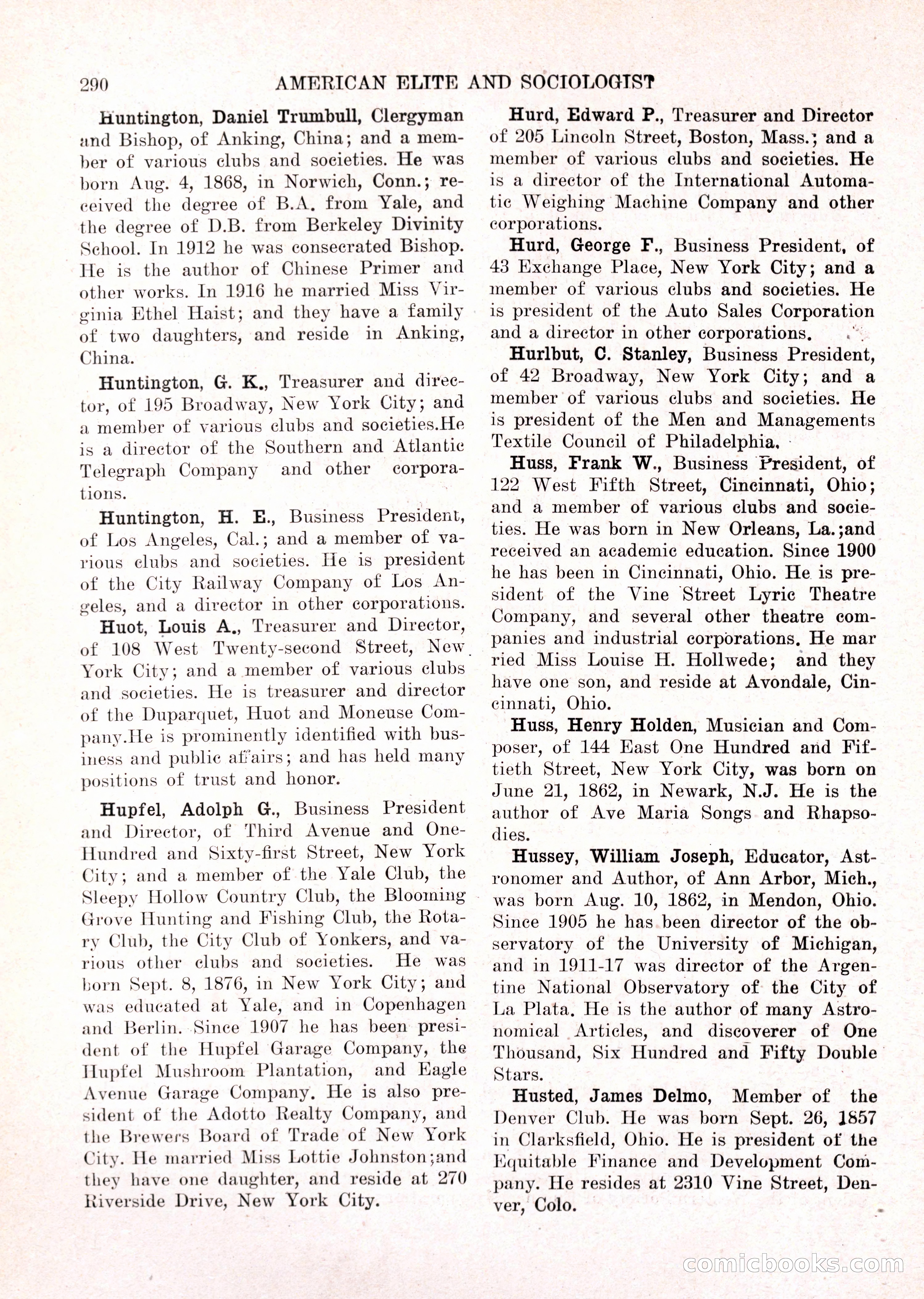 The American Elite and Sociologist Blue Book — page 274 of 396