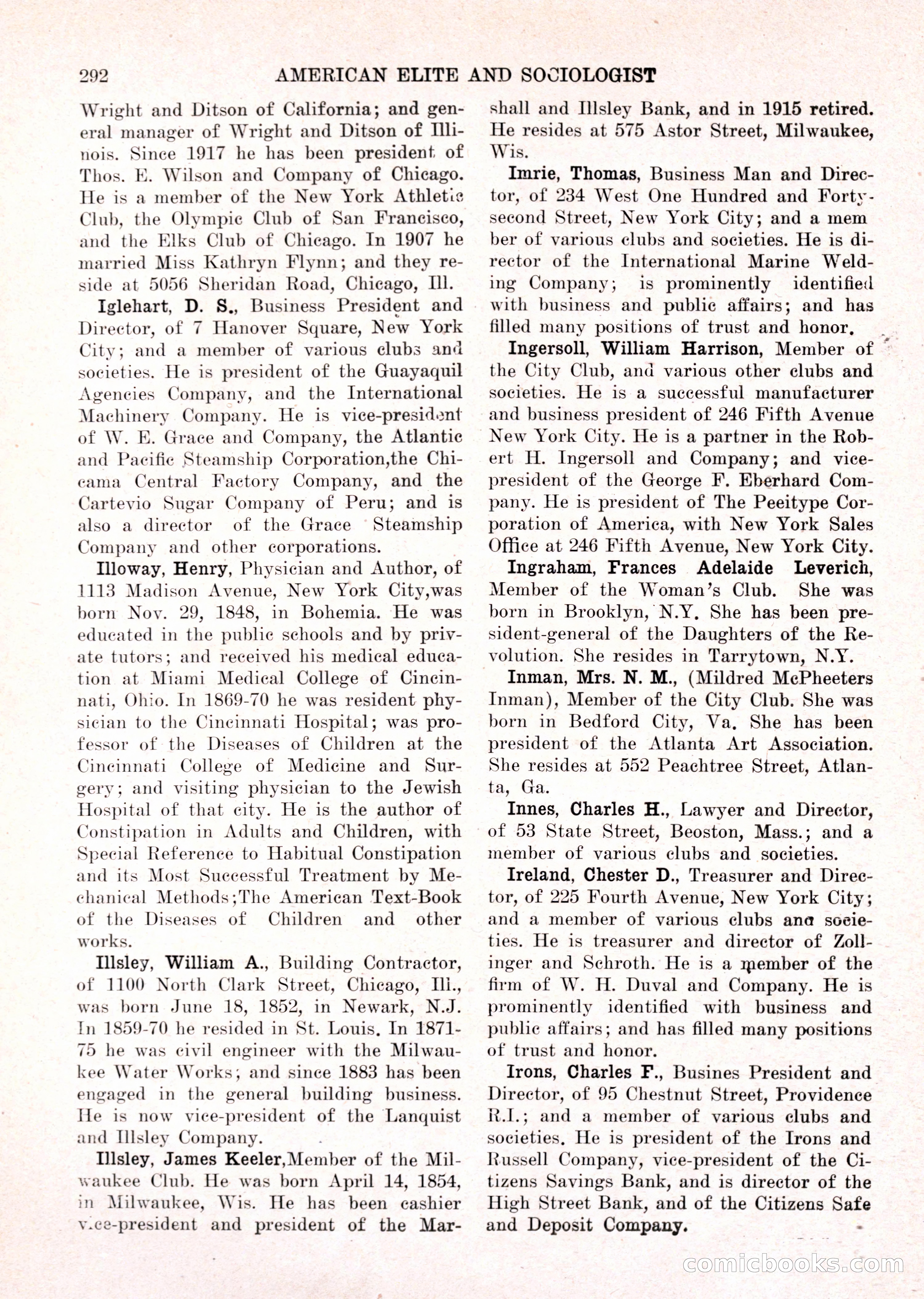 The American Elite and Sociologist Blue Book — page 276 of 396