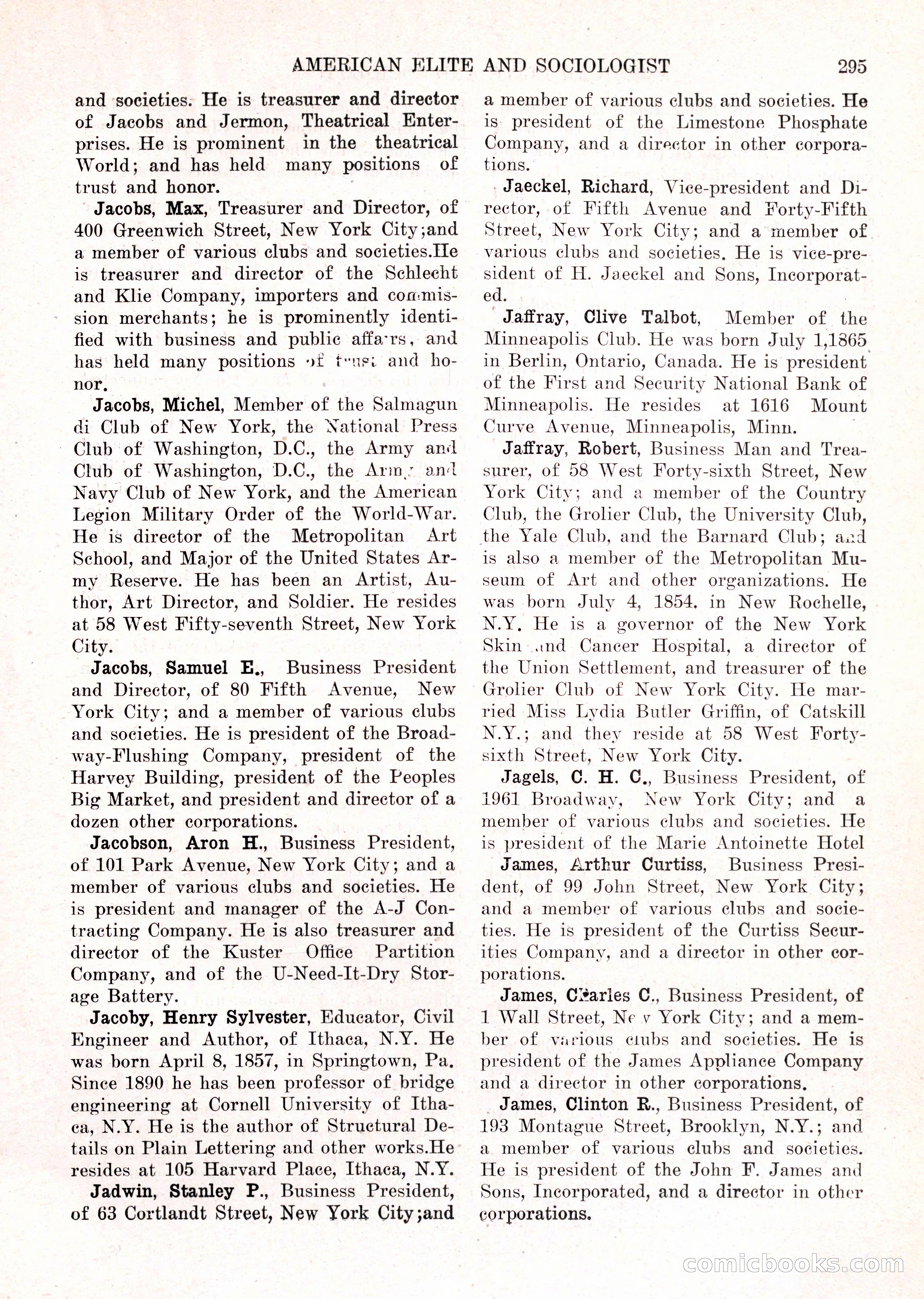The American Elite and Sociologist Blue Book — page 279 of 396