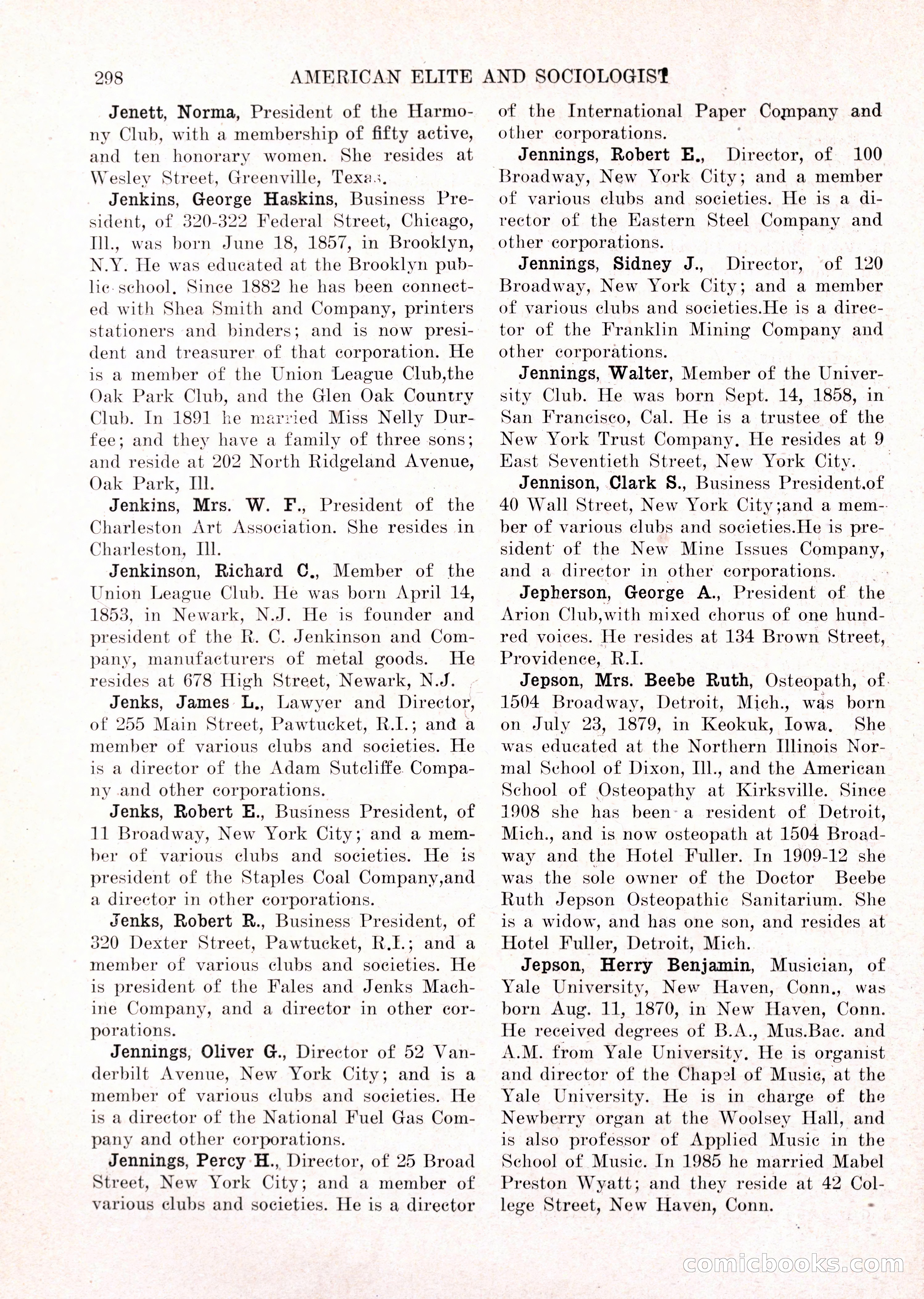 The American Elite and Sociologist Blue Book — page 282 of 396