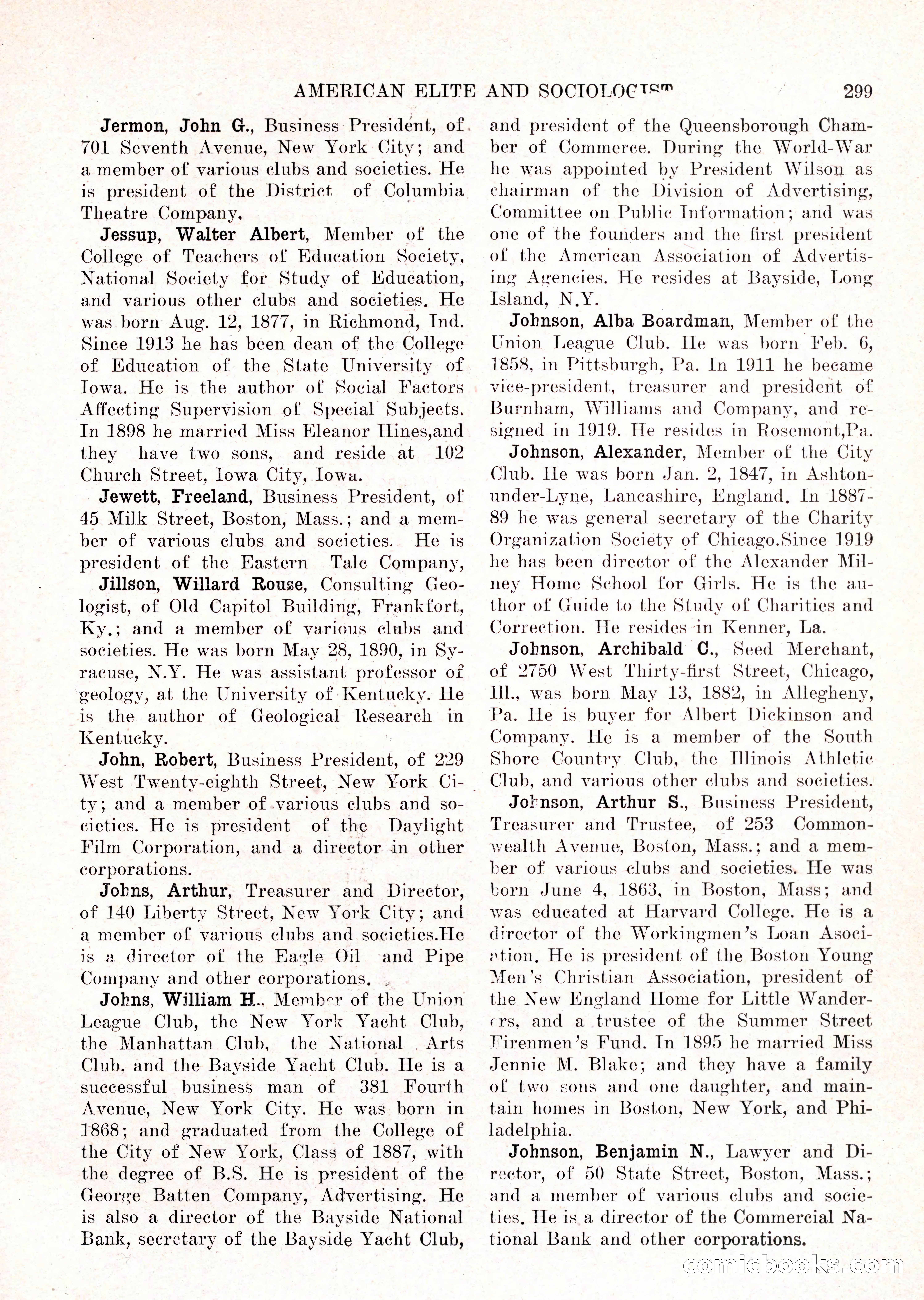 The American Elite and Sociologist Blue Book — page 283 of 396